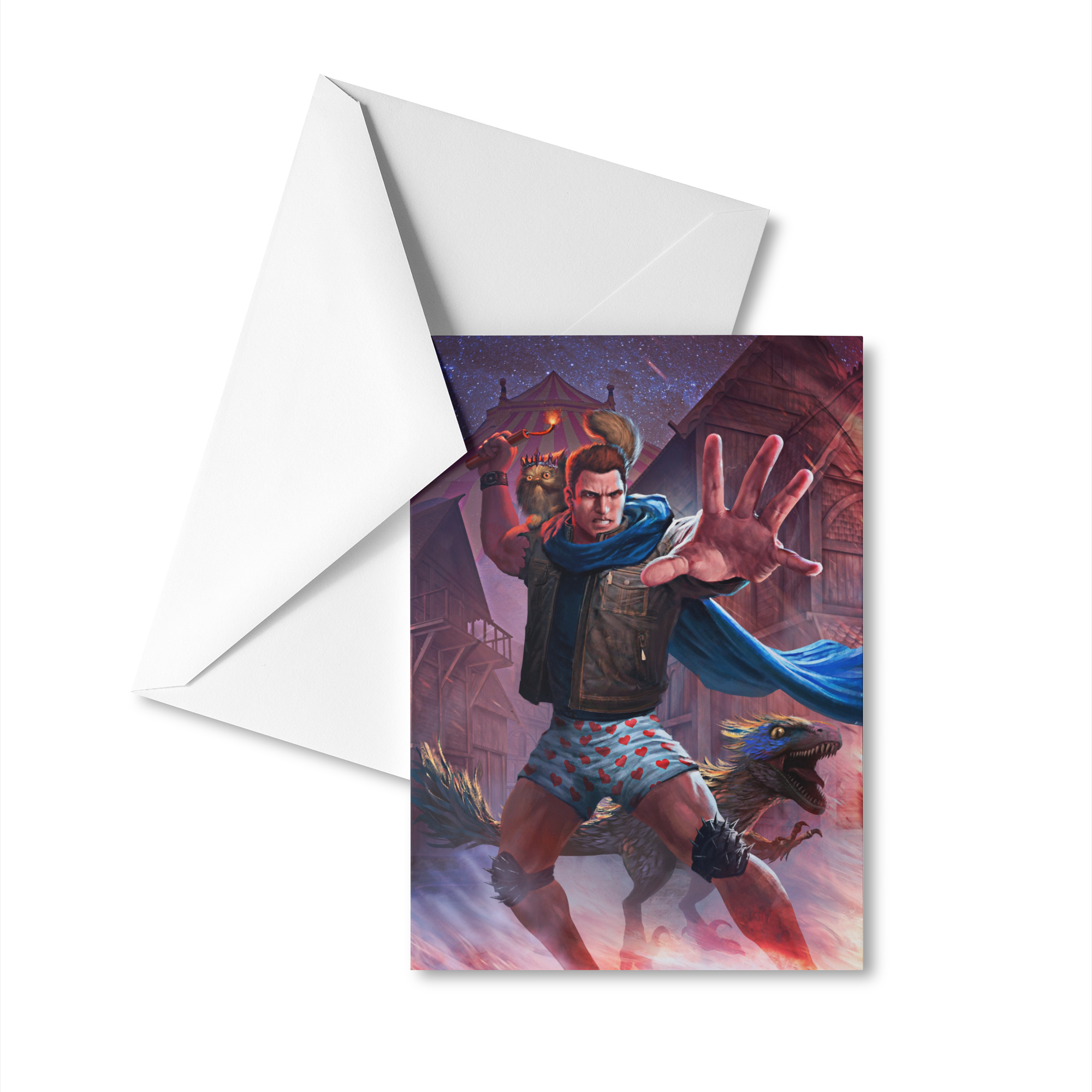 Book 2, Carl's Doomsday Scenario, No Title Greeting Card