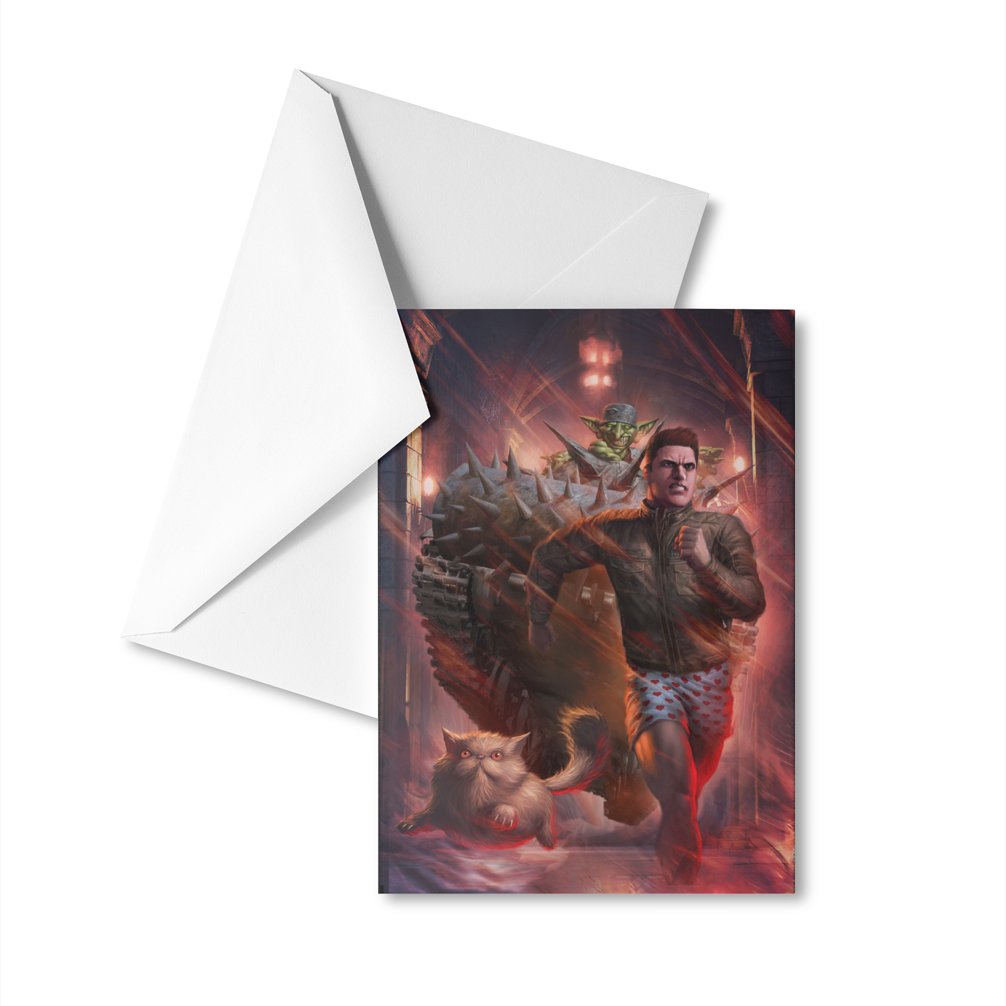 Book 1, Dungeon Crawler Carl, No Title Greeting Card