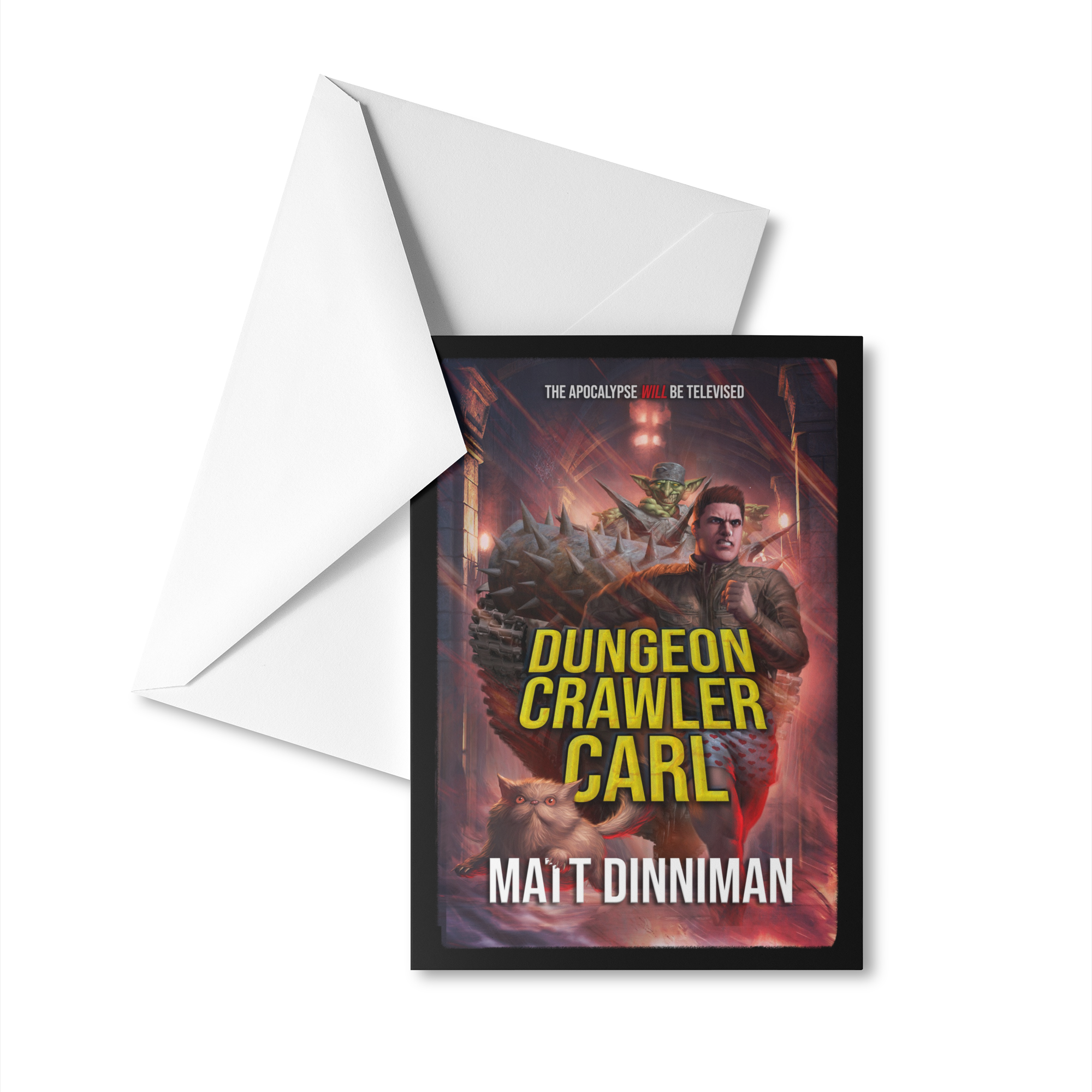 Book 1, Dungeon Crawler Carl Greeting Card