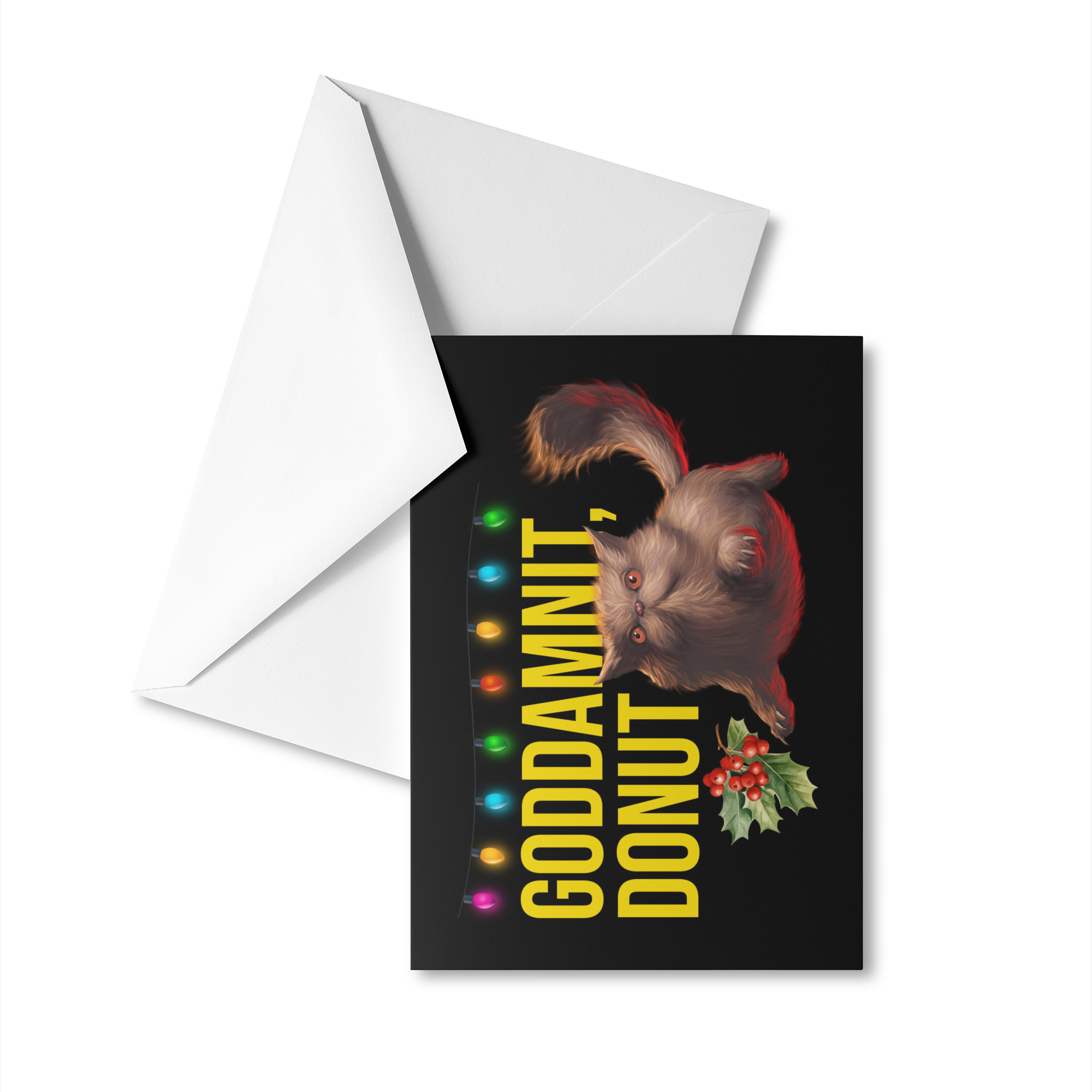 Donut Holiday Greeting Card