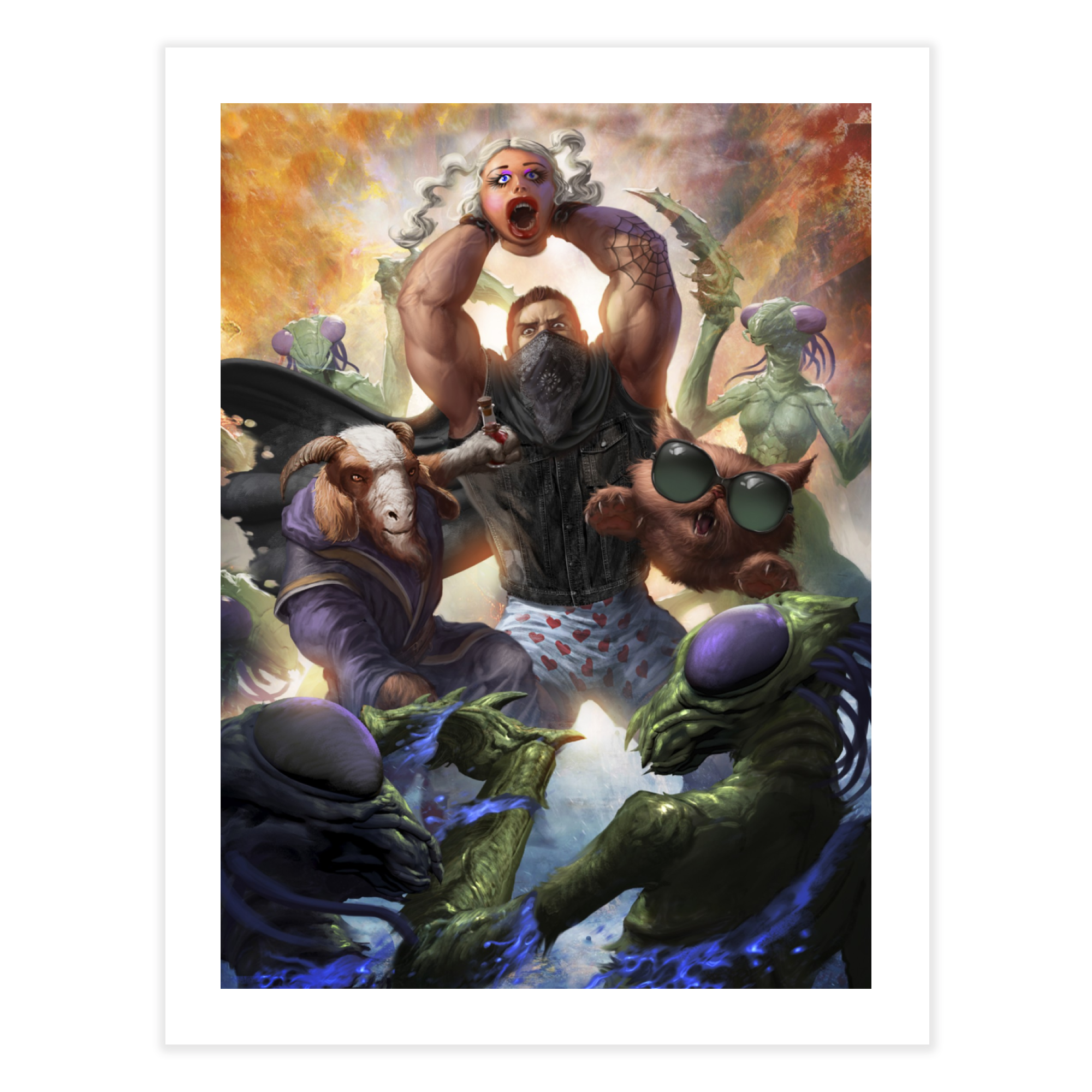 Book 5, The Butcher's Masquerade, No Title Fine Art Print