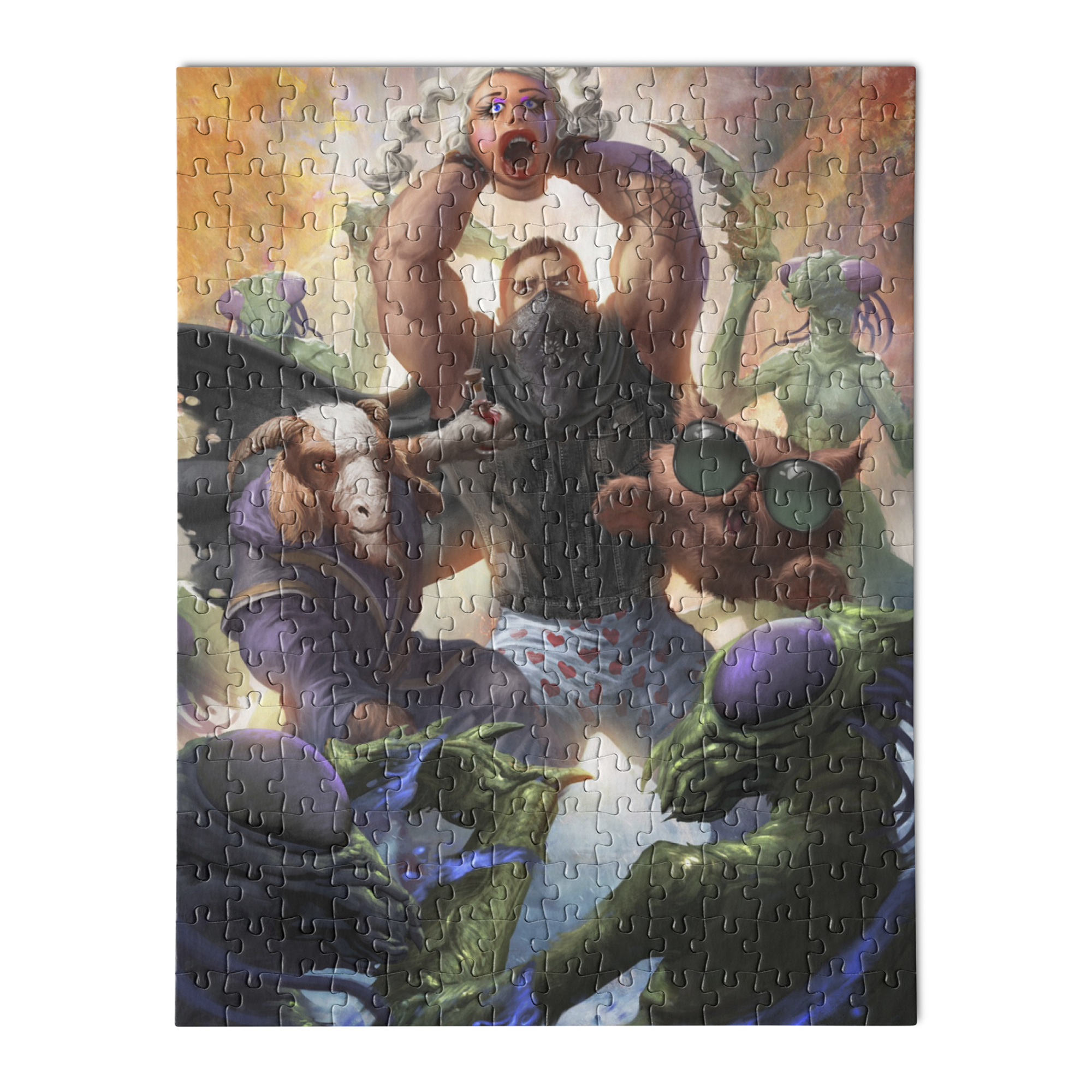 Book 5, The Butcher's Masquerade, No Title Jigsaw Puzzle