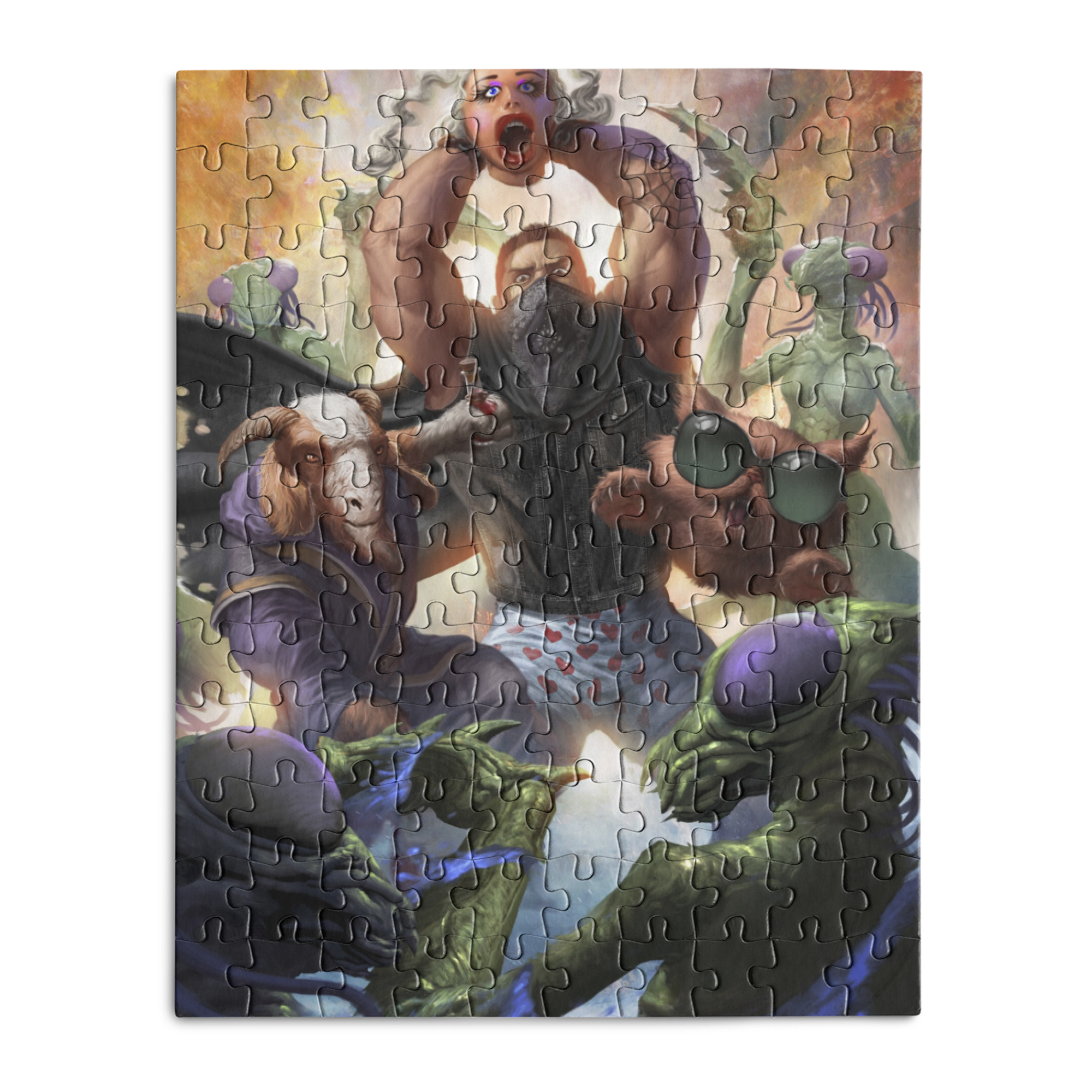 Book 5, The Butcher's Masquerade, No Title Jigsaw Puzzle