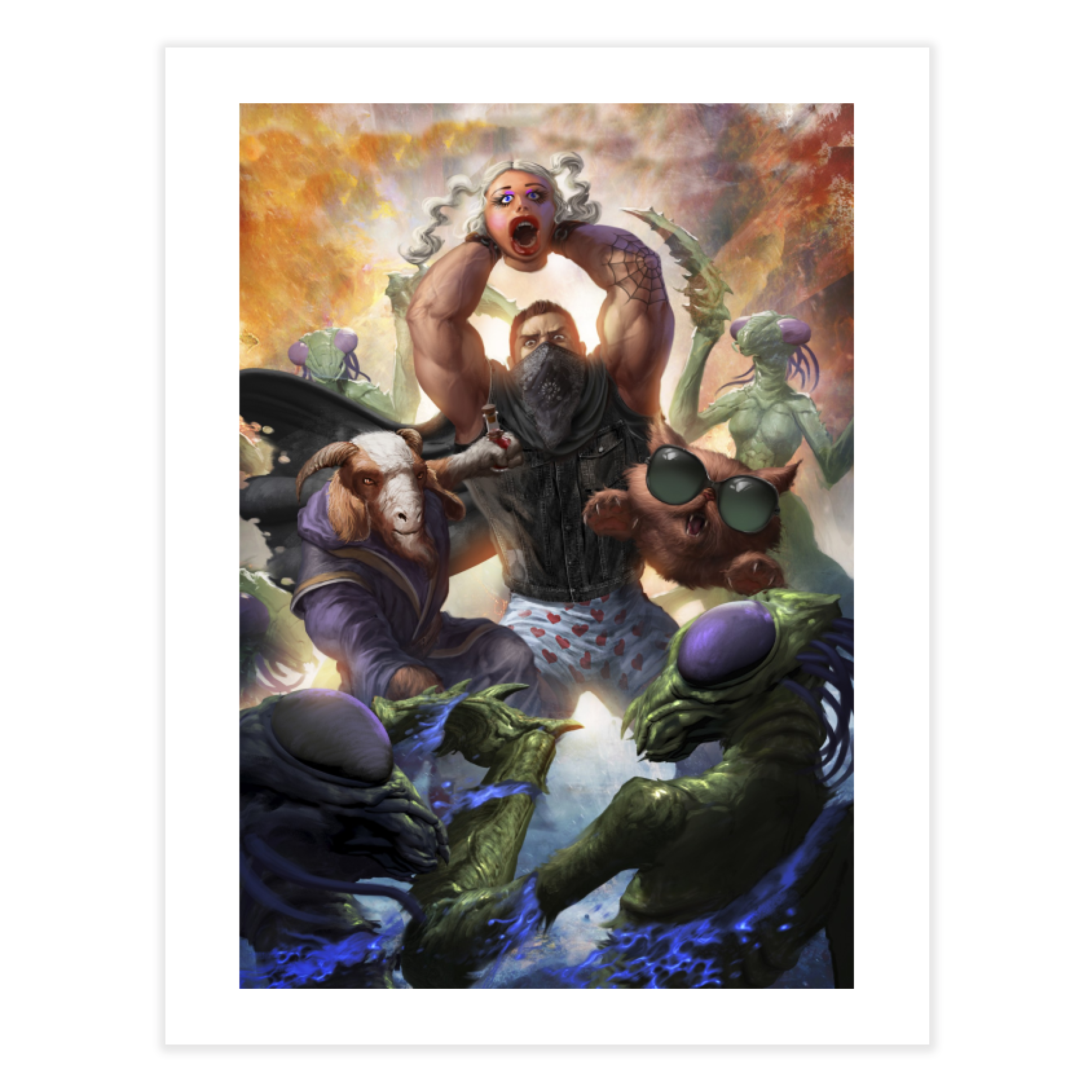 Book 5, The Butcher's Masquerade, No Title Fine Art Print