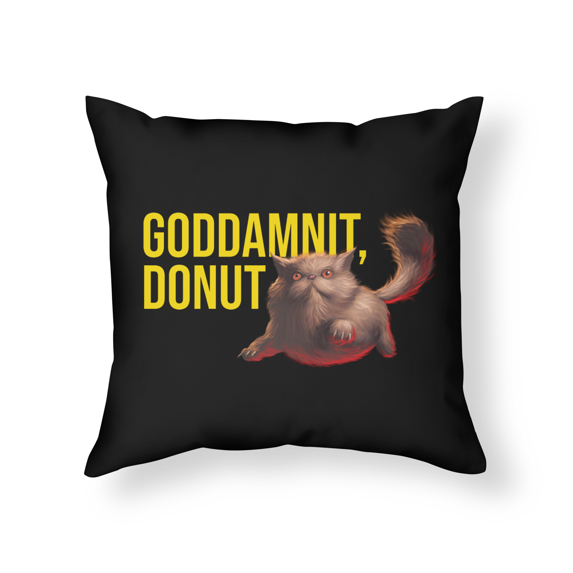 Donut Throw Pillow