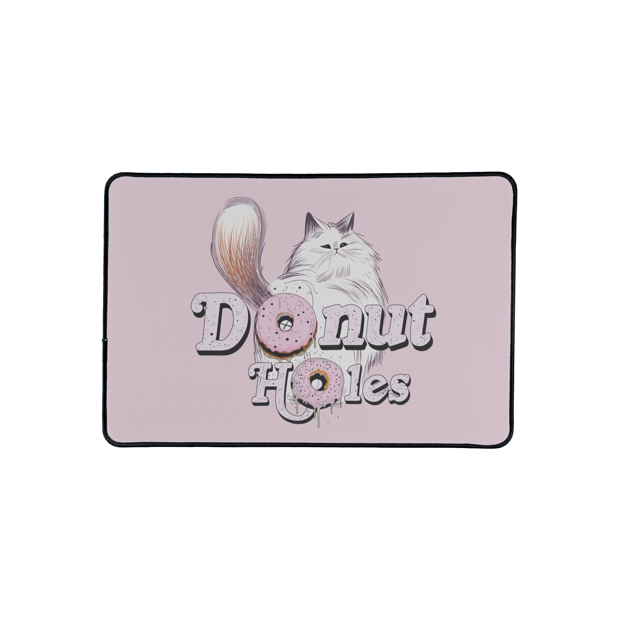 Donut Holes Unofficial Fan Club Logo Mouse Pad