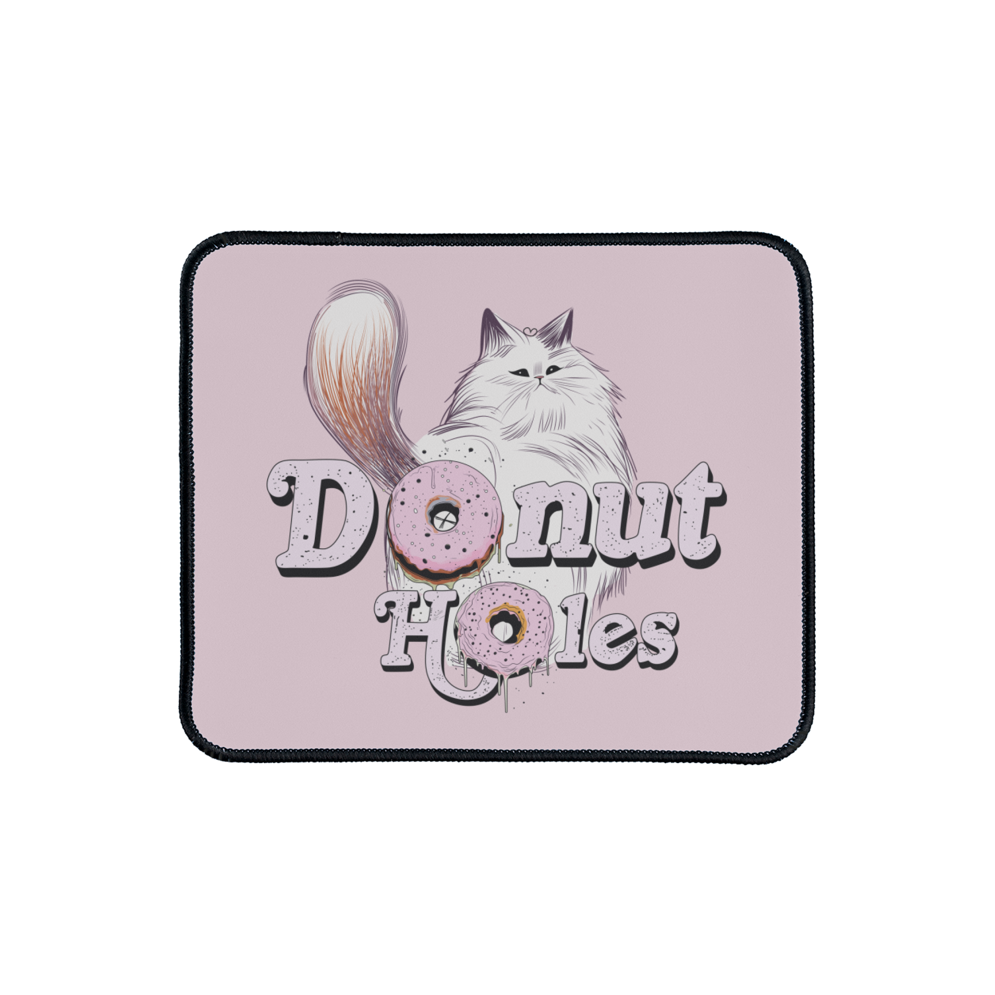 Donut Holes Unofficial Fan Club Logo Mouse Pad