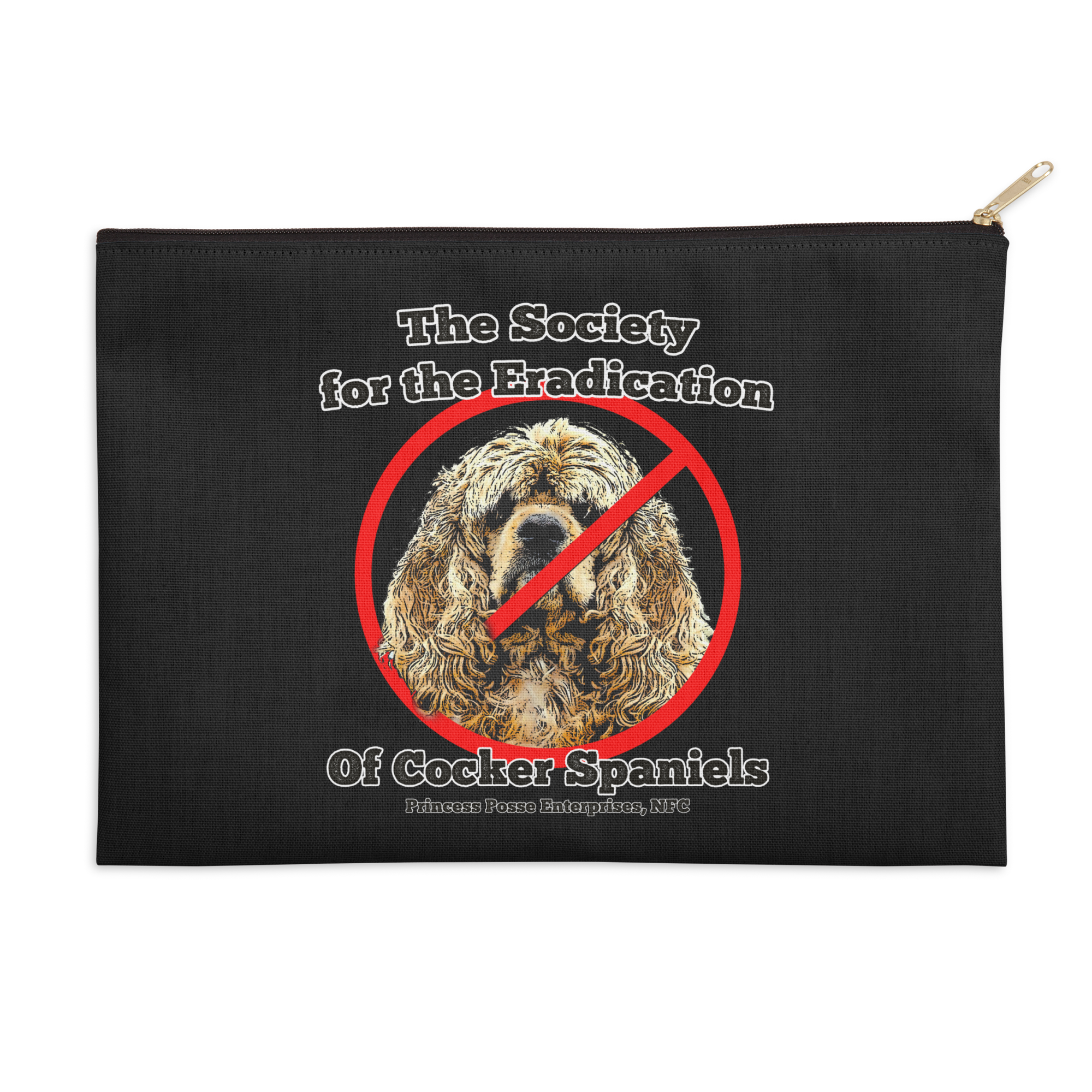 Cocker Spaniel Zip Pouch