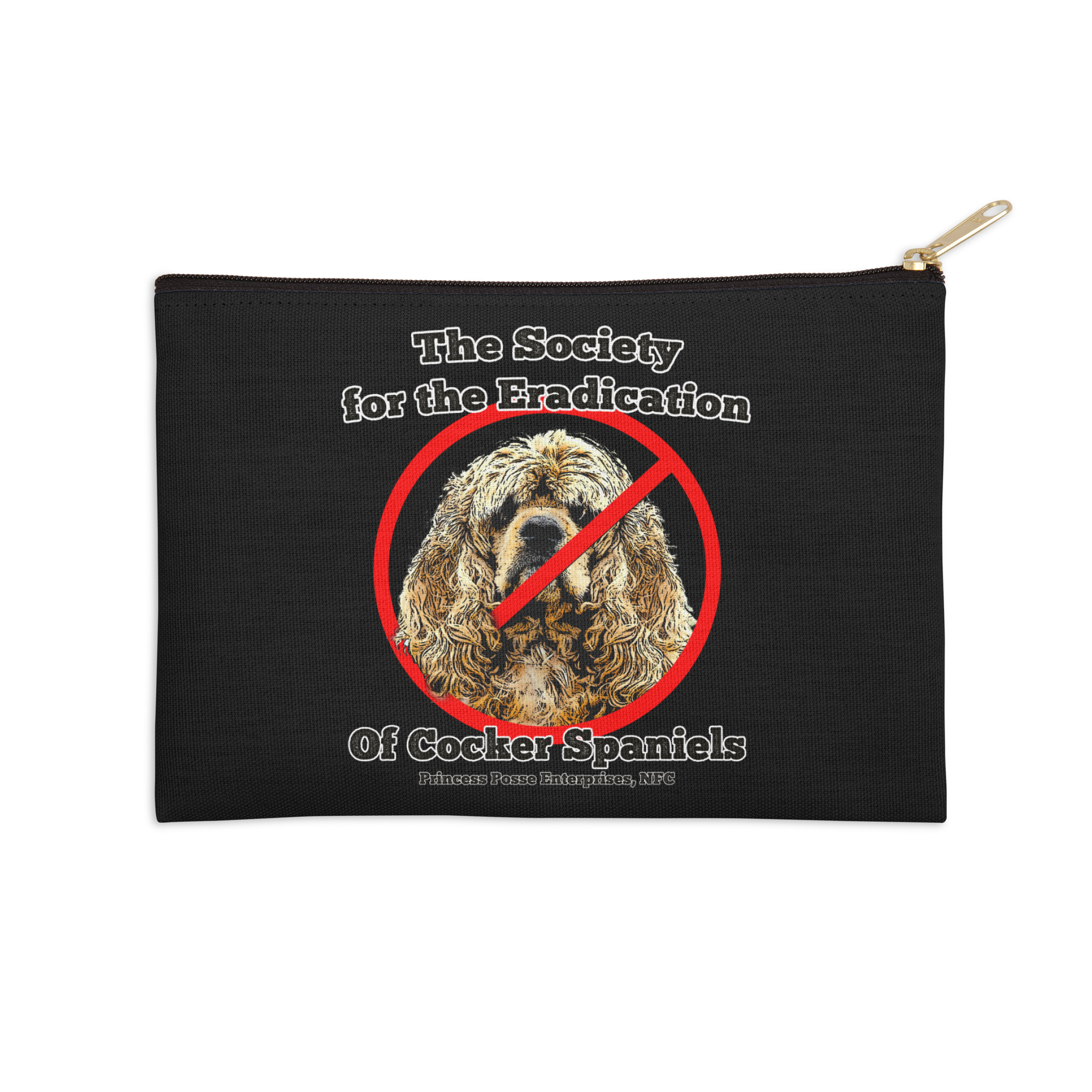 Cocker Spaniel Zip Pouch
