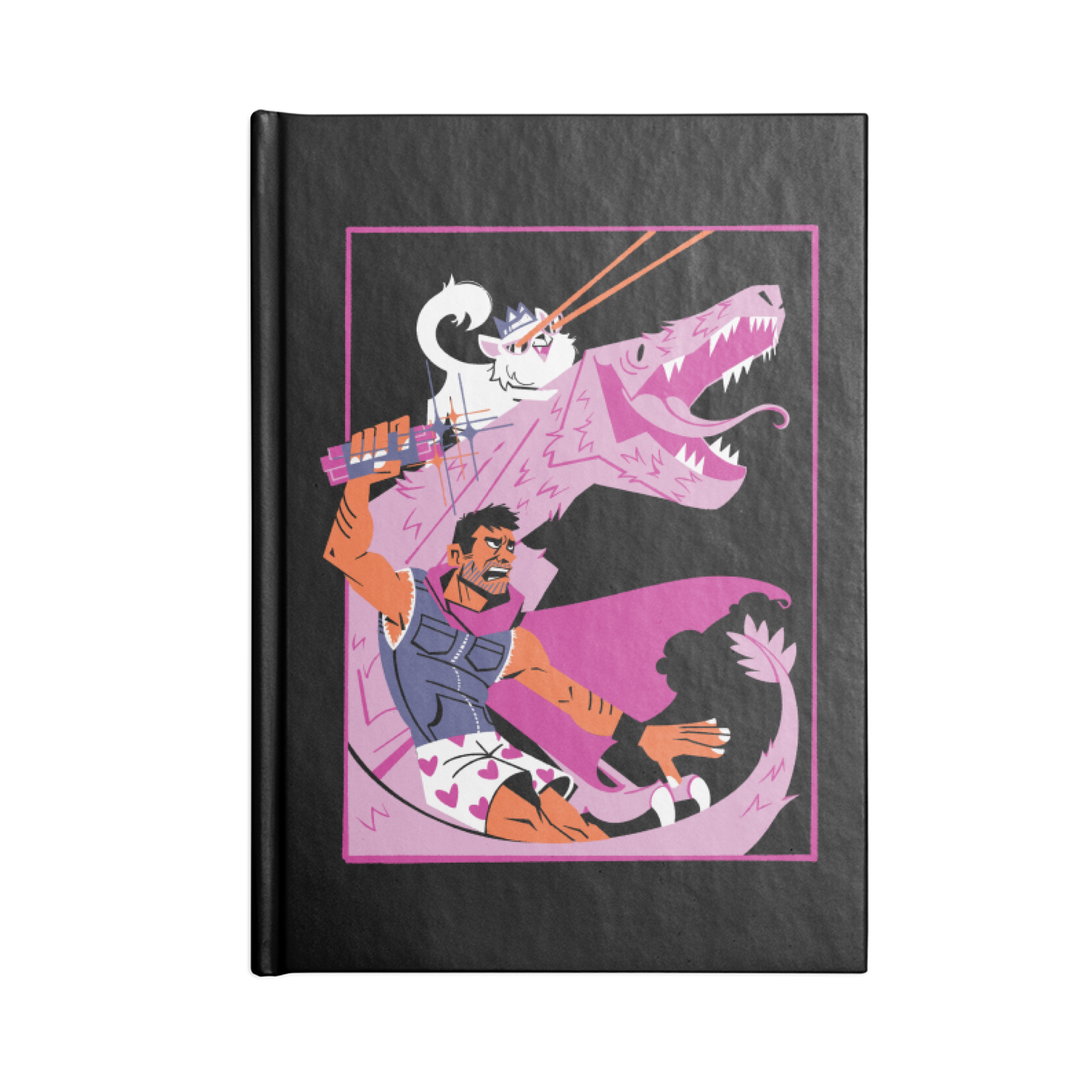 Carl, Princess Donut, and Mongo Notebook