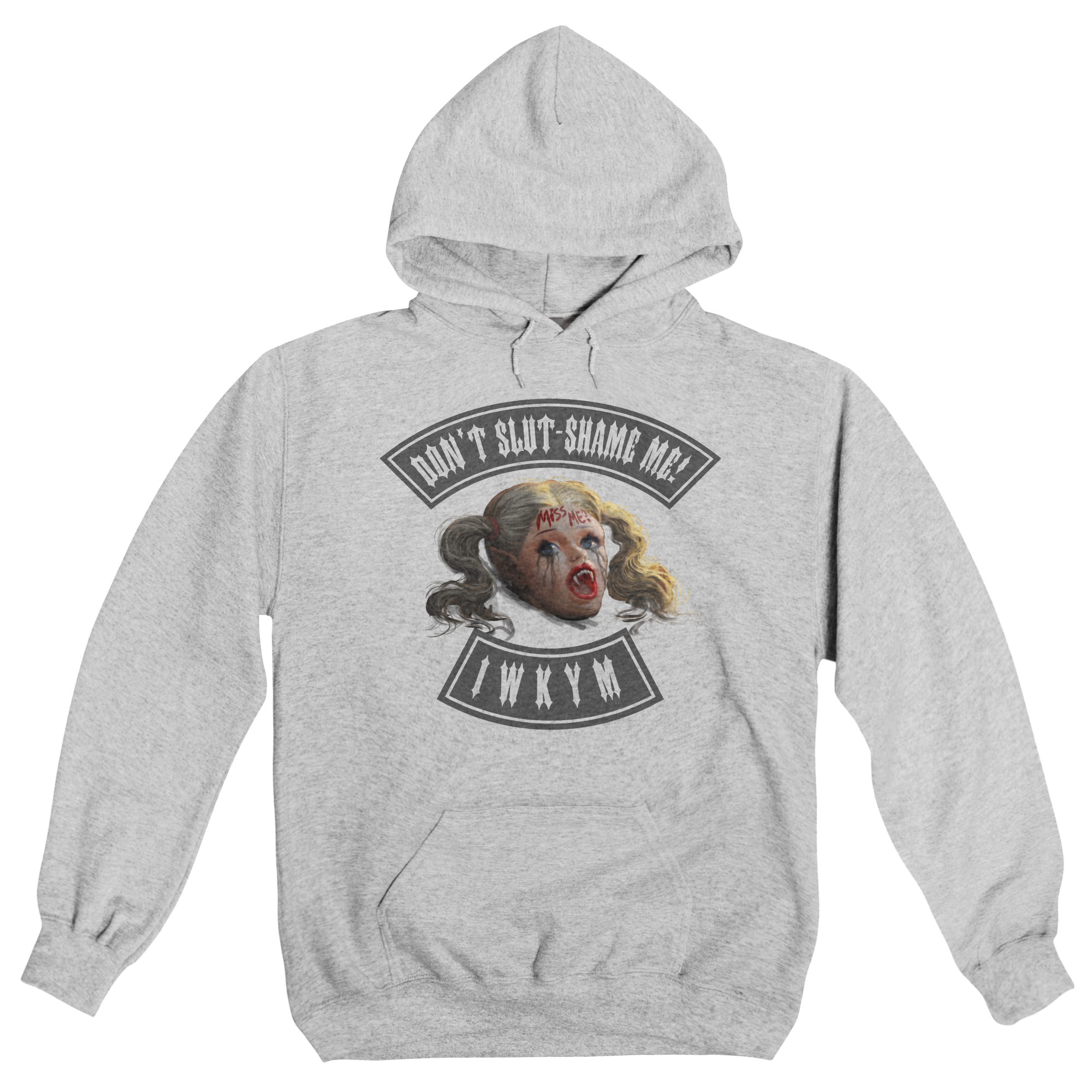Samantha (Grey Ink) Classic Fleece Pullover Hoodie