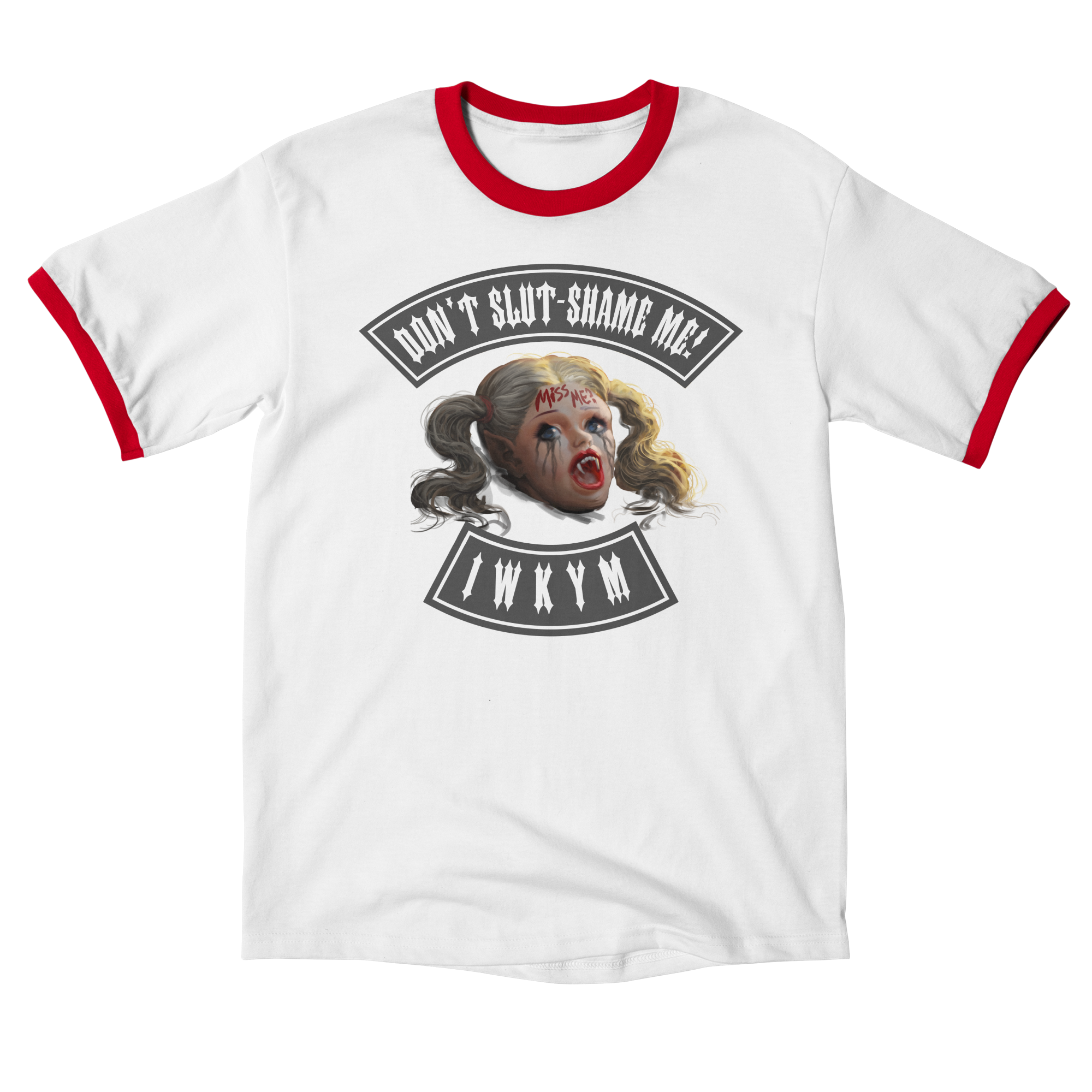 Samantha (Grey Ink) T-Shirt Ringer