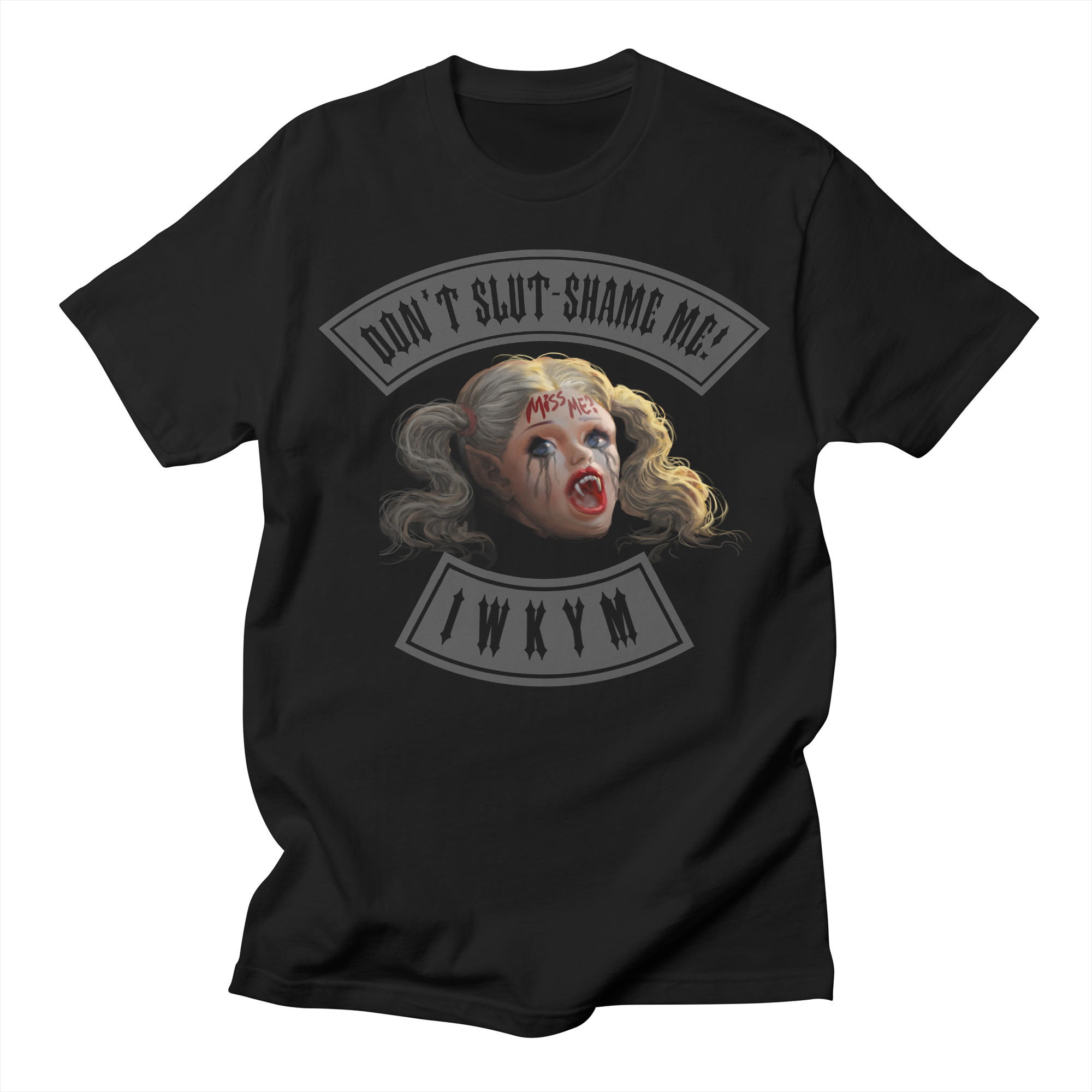 Samantha (Grey Ink) Regular T-Shirt
