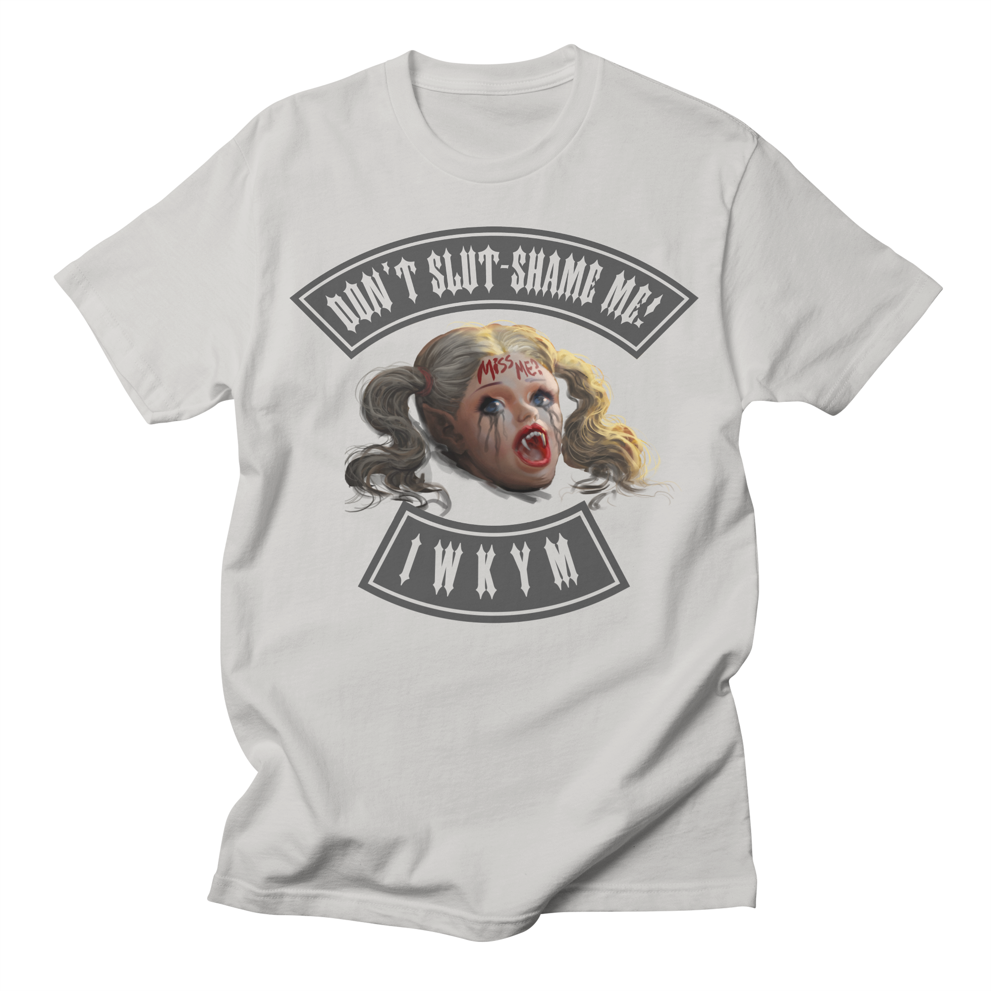 Samantha (Grey Ink) Regular T-Shirt