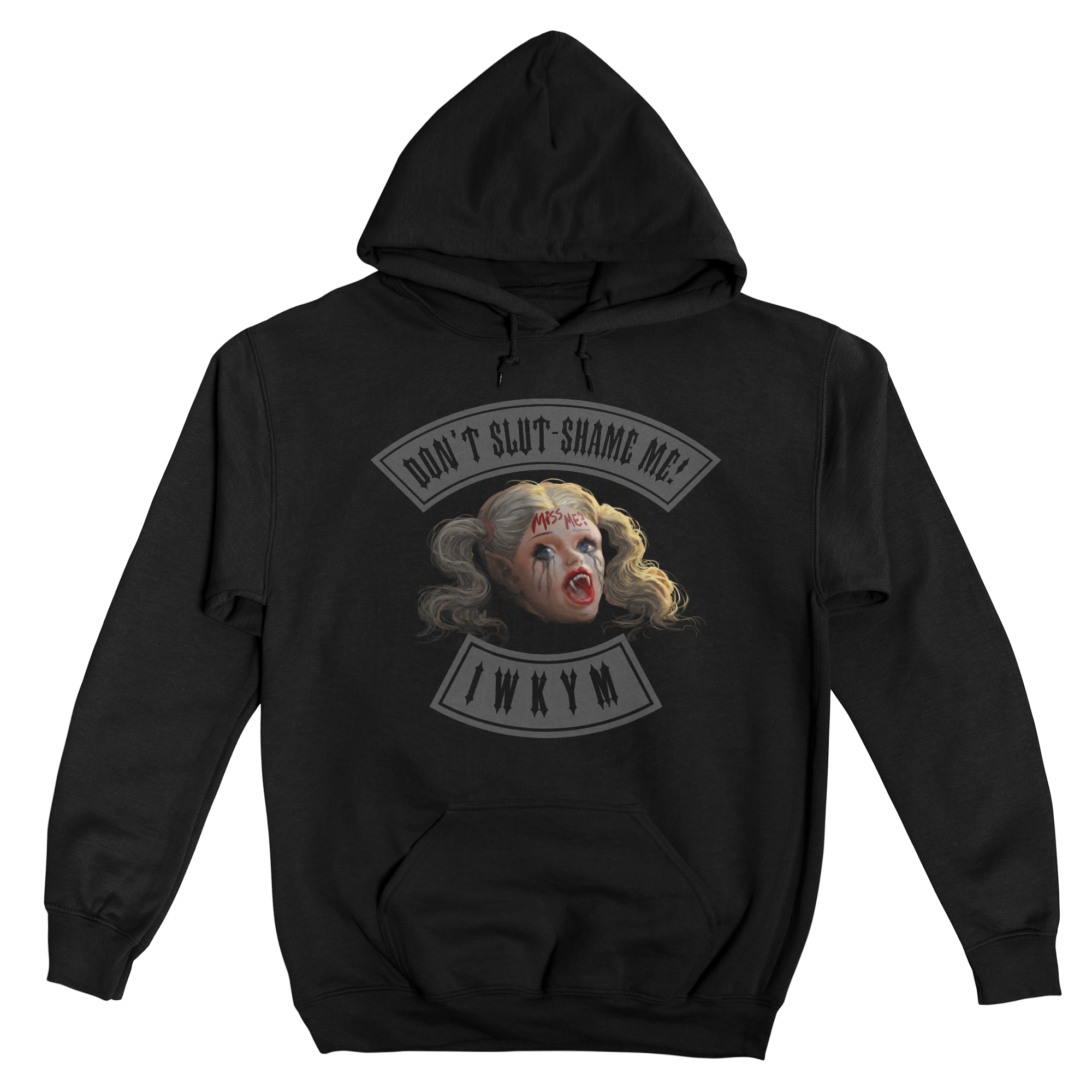 Samantha (Grey Ink) Classic Fleece Pullover Hoodie