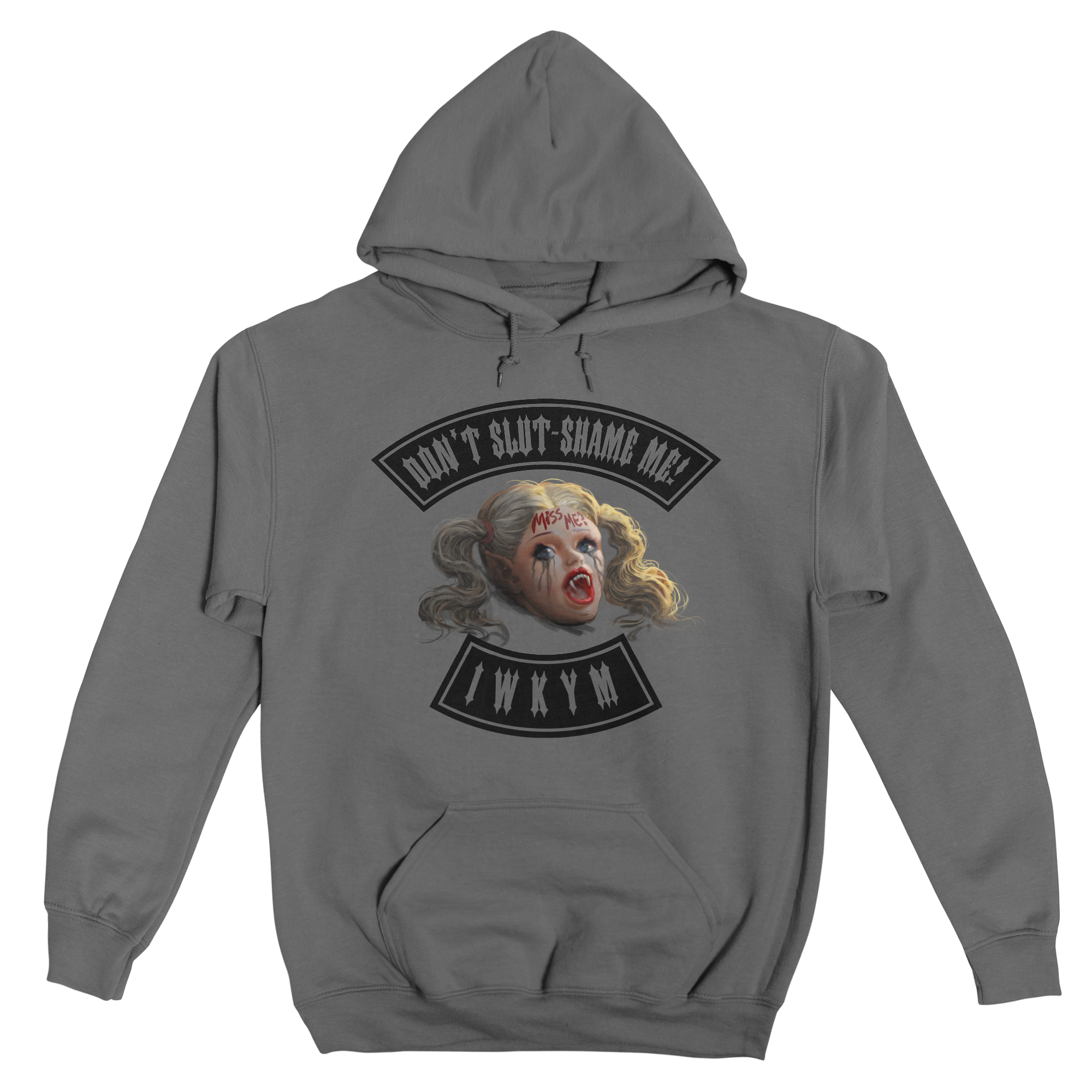 Samantha (Black Ink) Classic Fleece Pullover Hoodie