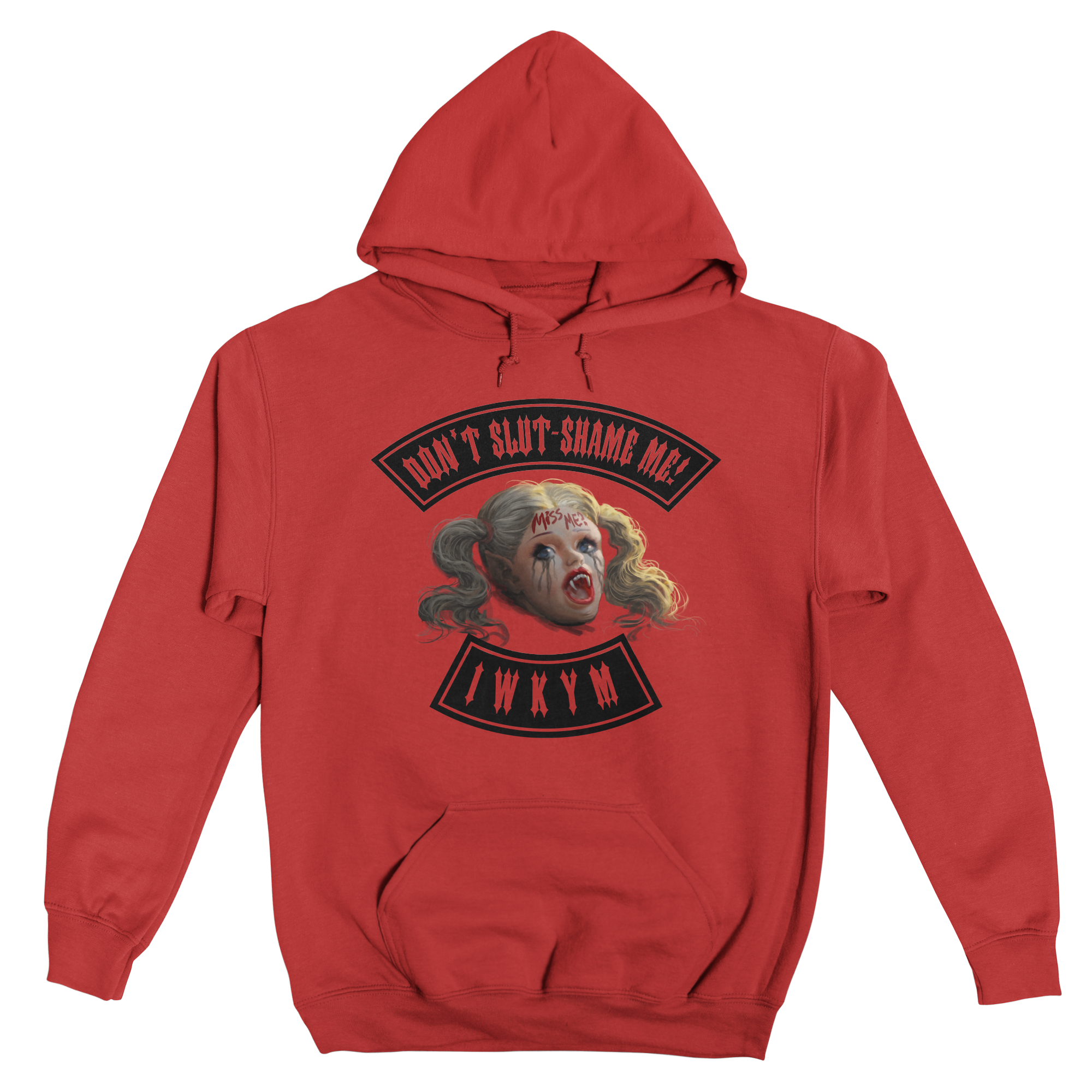 Samantha (Black Ink) Classic Fleece Pullover Hoodie