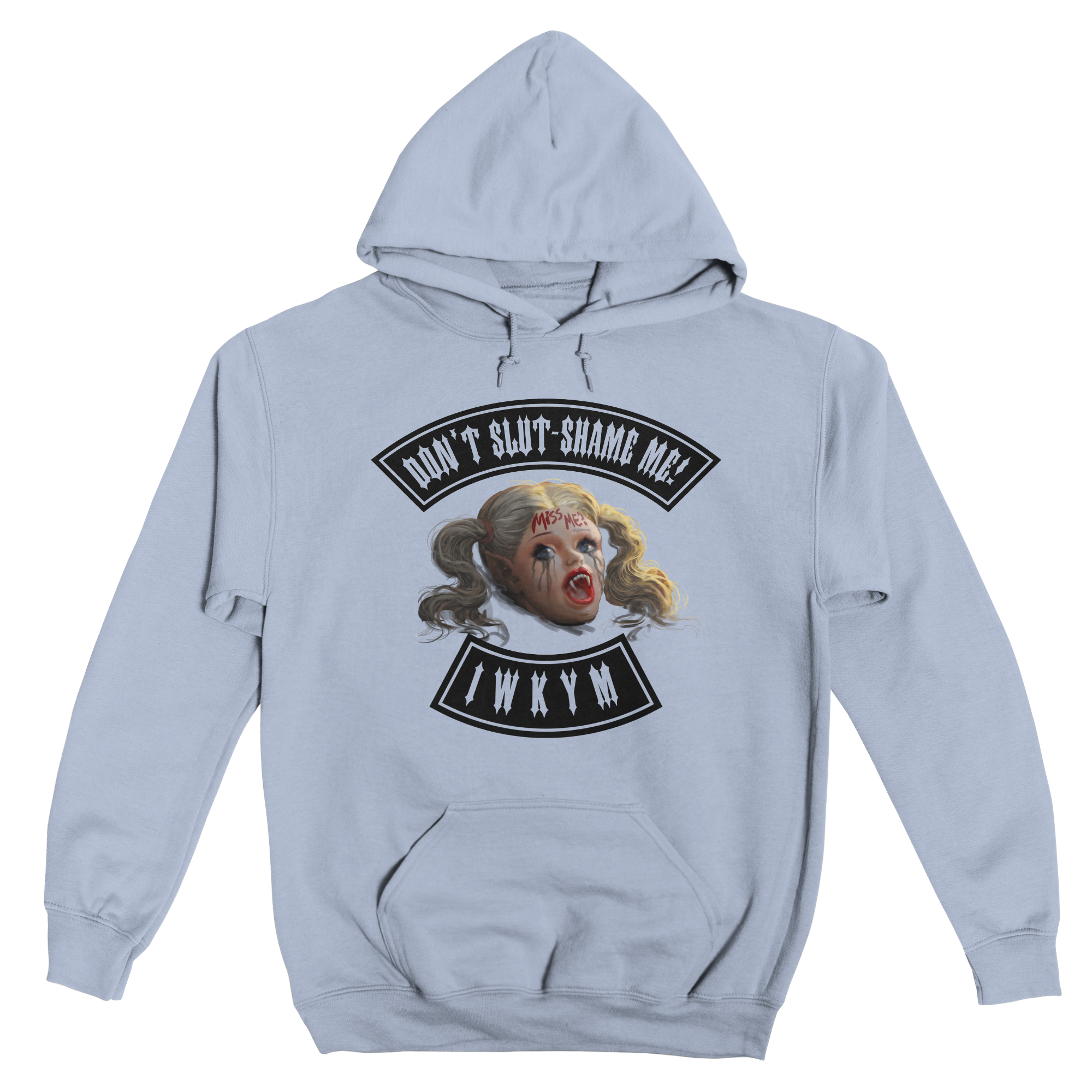 Samantha (Black Ink) Classic Fleece Pullover Hoodie