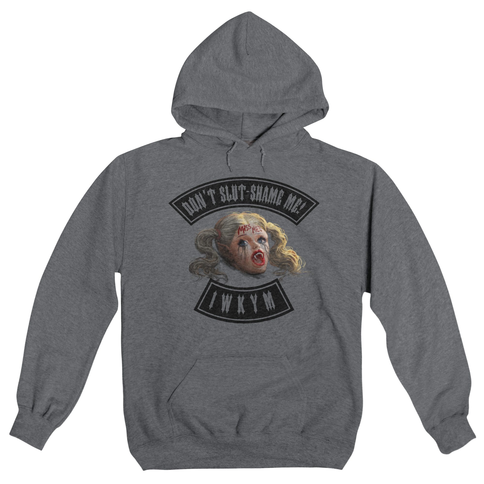 Samantha (Black Ink) Classic Fleece Pullover Hoodie