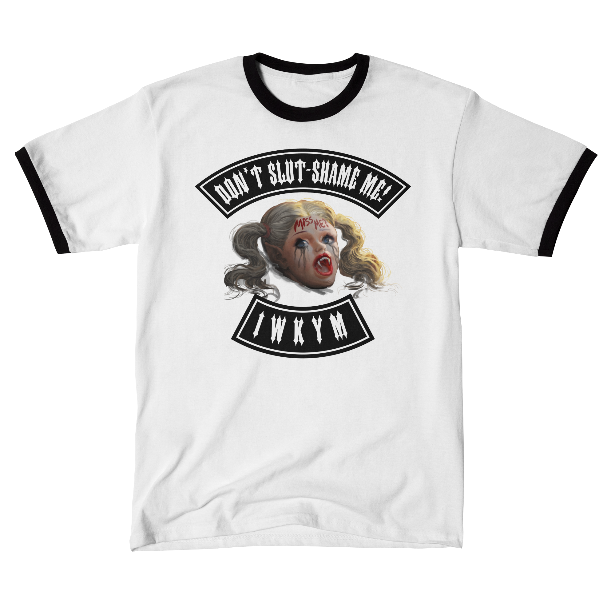 Samantha (Black Ink) T-Shirt Ringer