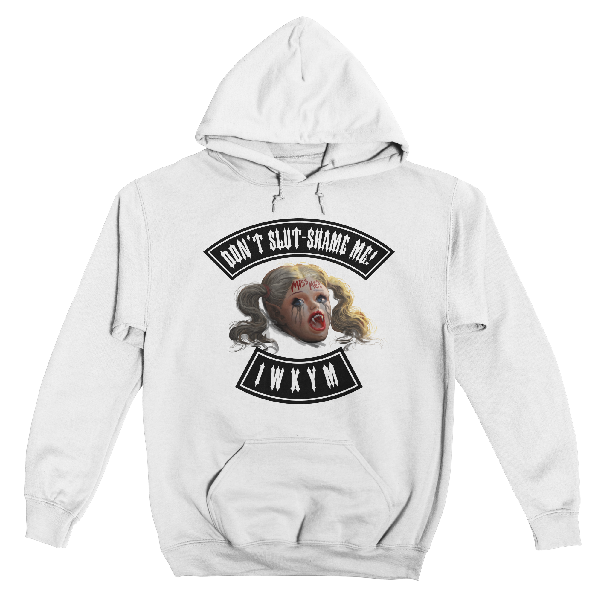 Samantha (Black Ink) Classic Fleece Pullover Hoodie