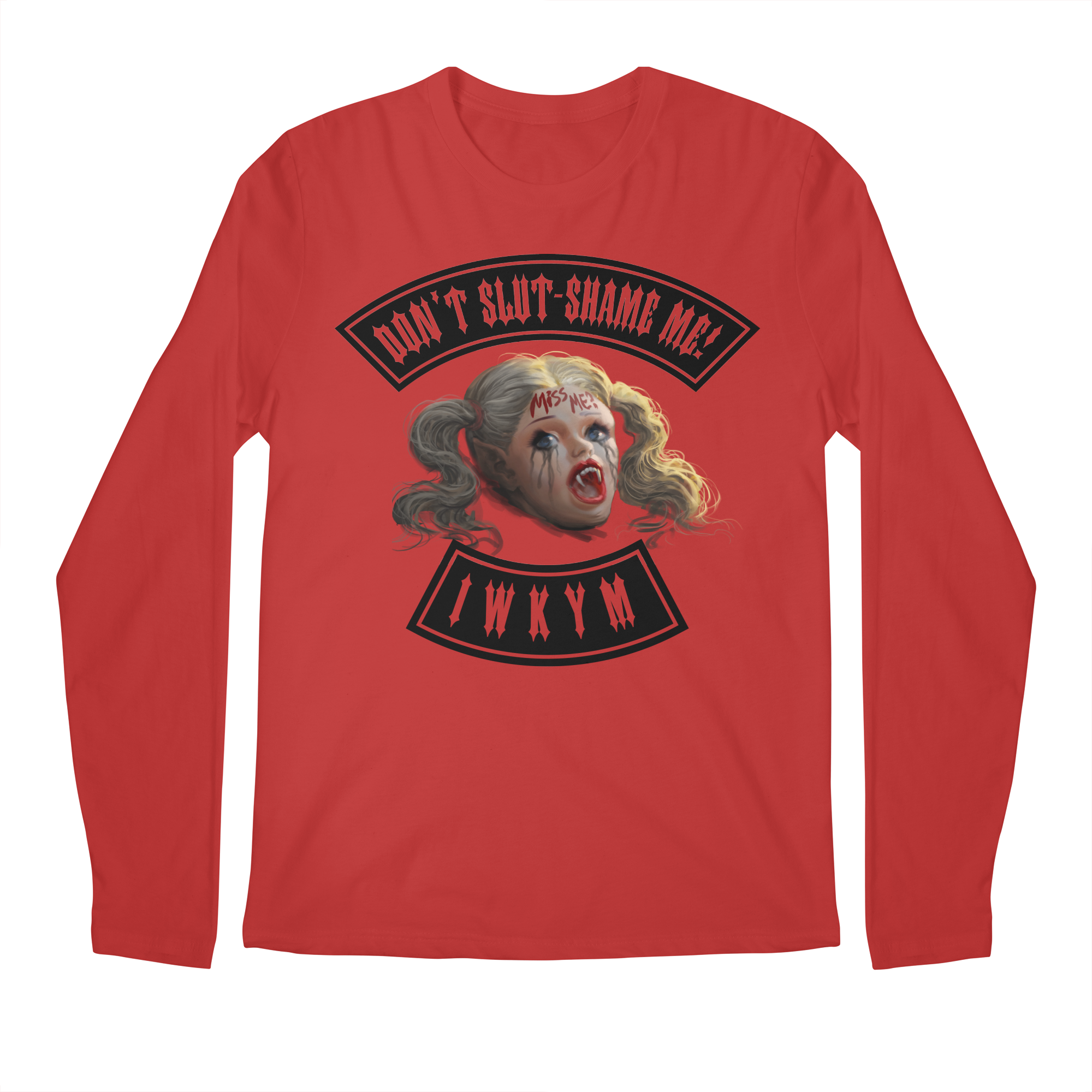 Samantha (Black Ink) Long Sleeve Regular T-Shirt