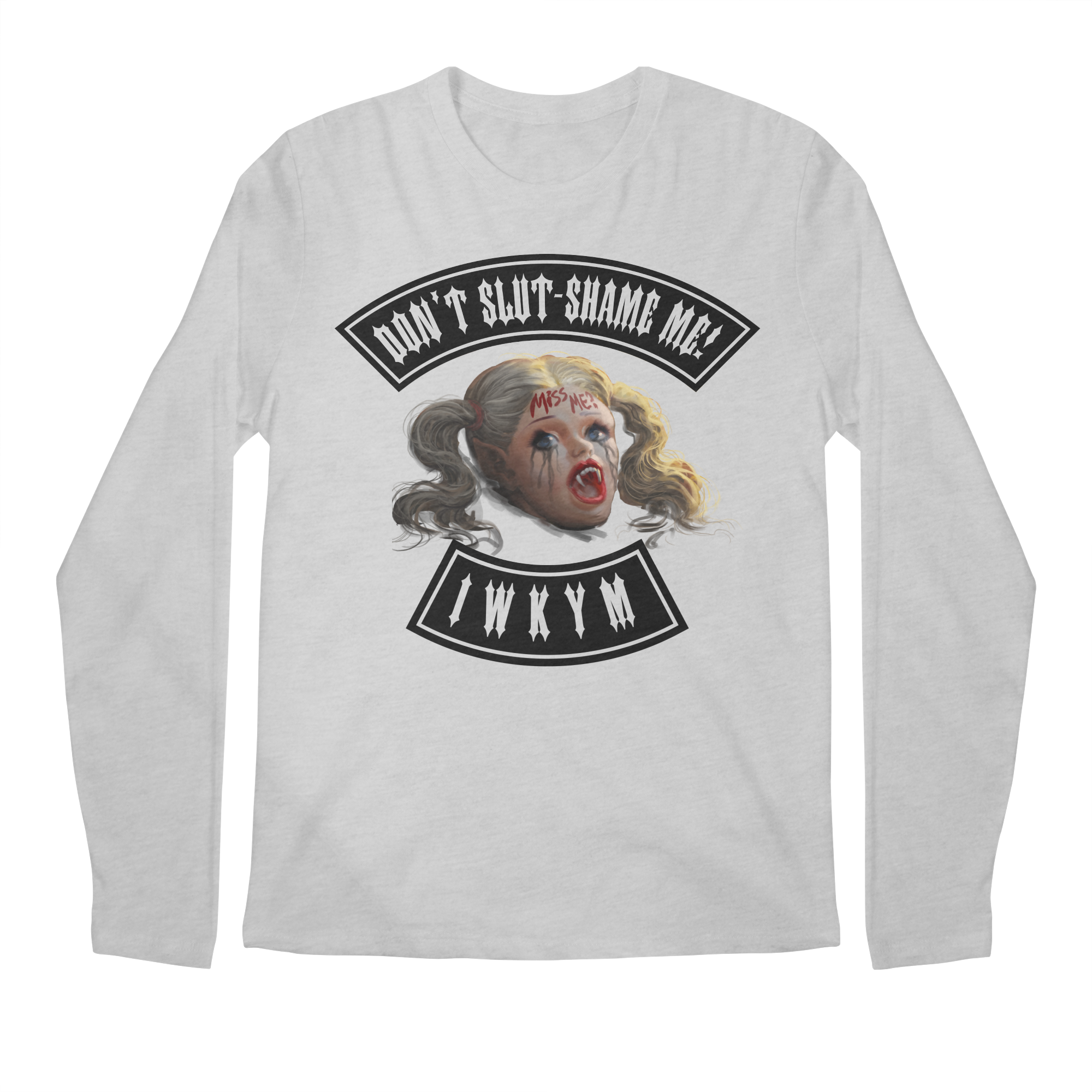 Samantha (Black Ink) Long Sleeve Regular T-Shirt