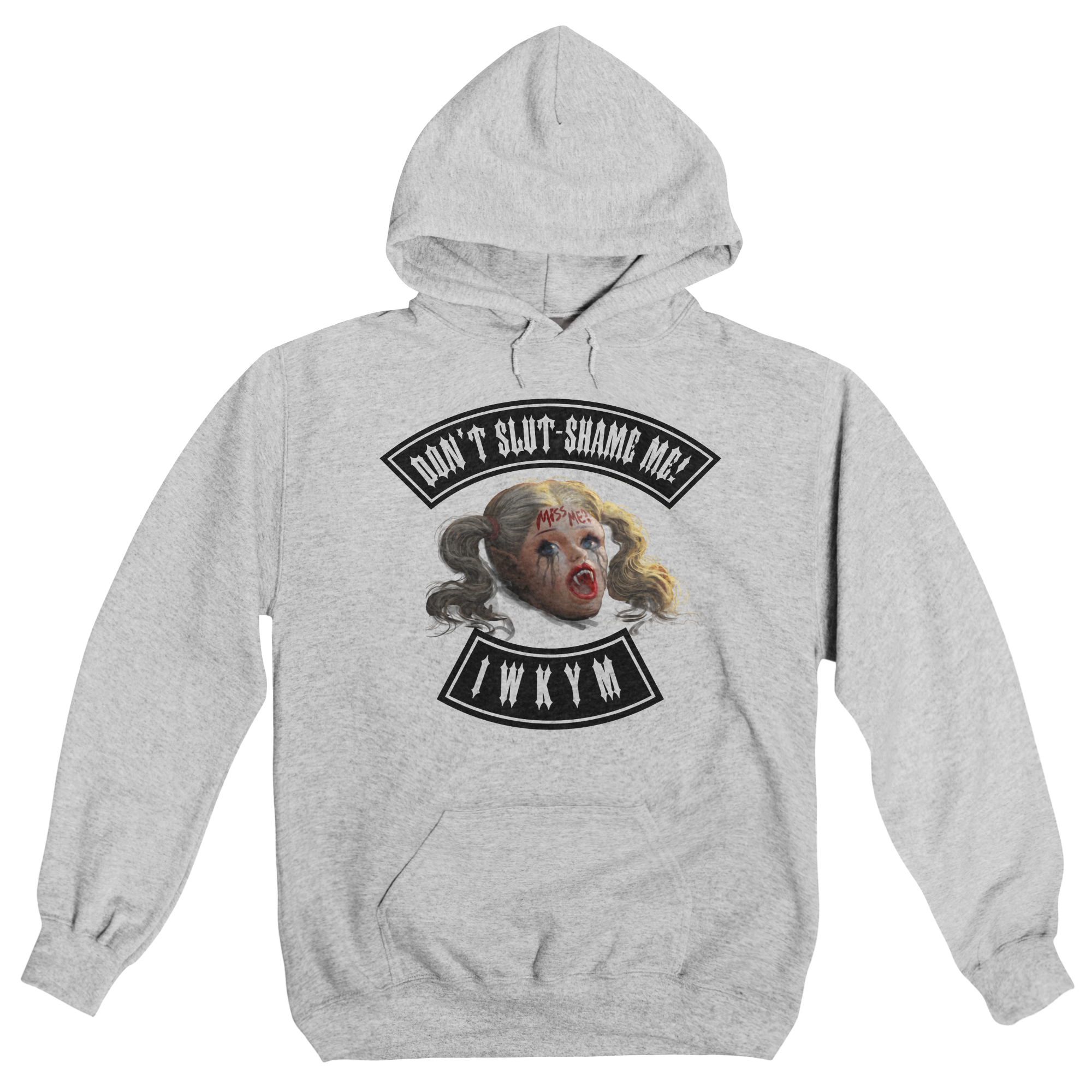 Samantha (Black Ink) Classic Fleece Pullover Hoodie