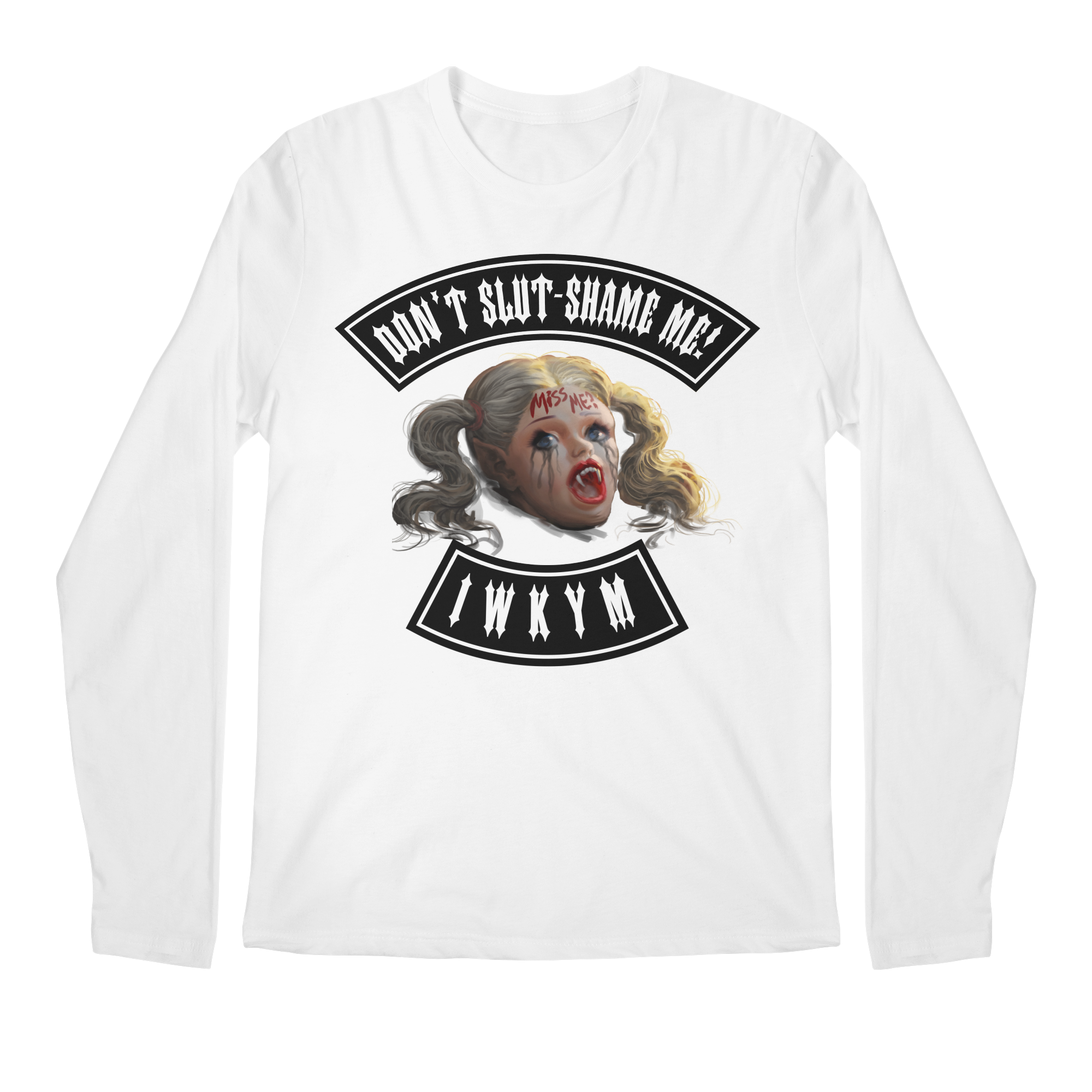 Samantha (Black Ink) Long Sleeve Regular T-Shirt