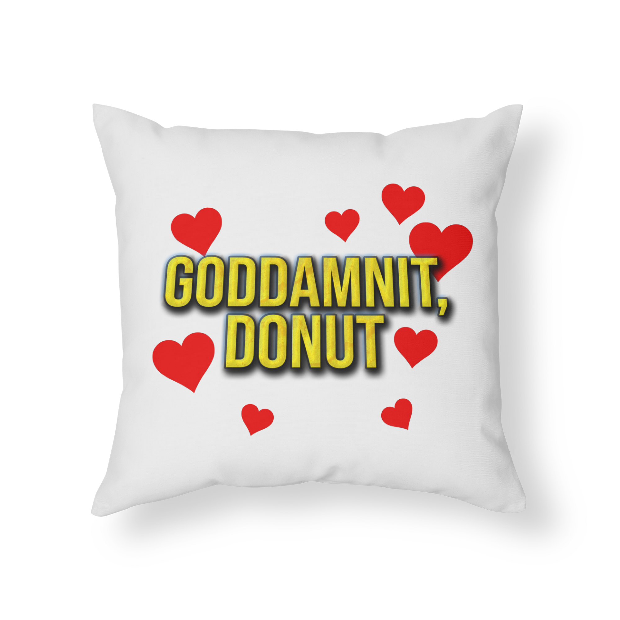 Goddamnit Throw Pillow