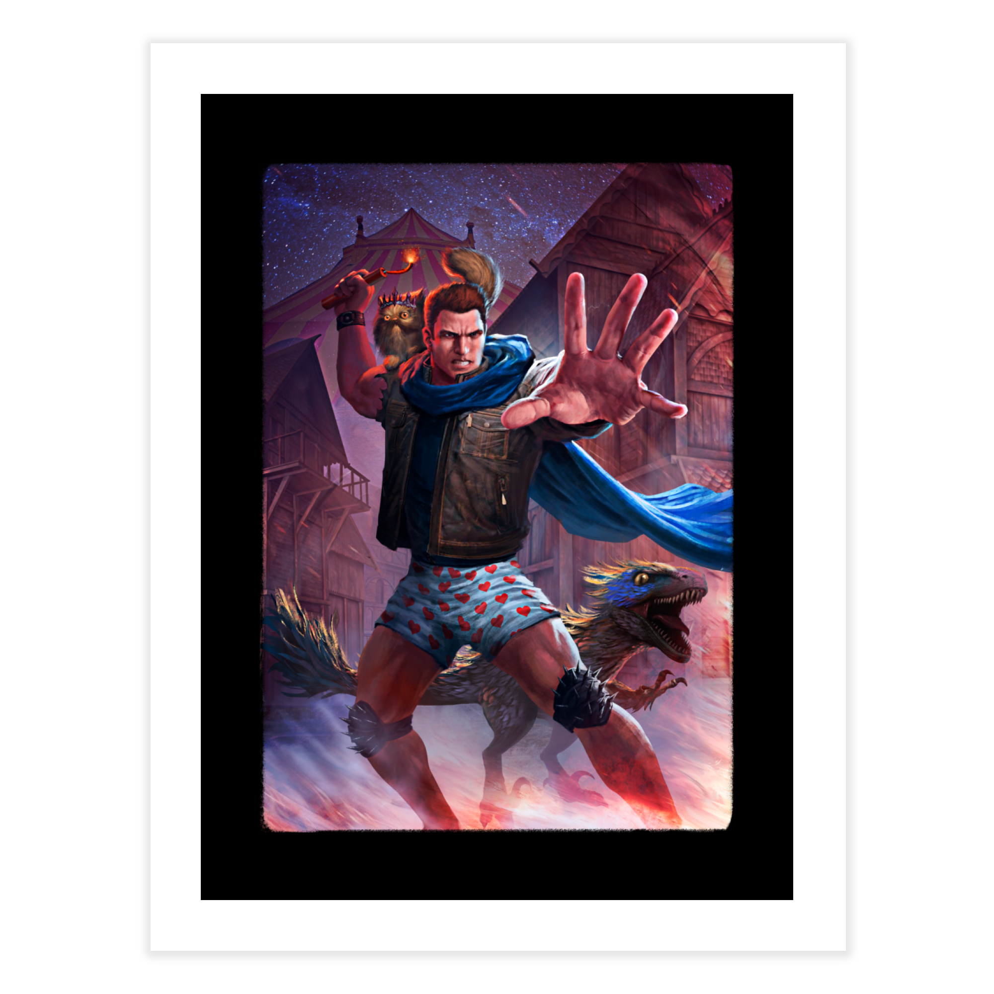 Book 2, Carl's Doomsday Scenario, No Title Fine Art Print