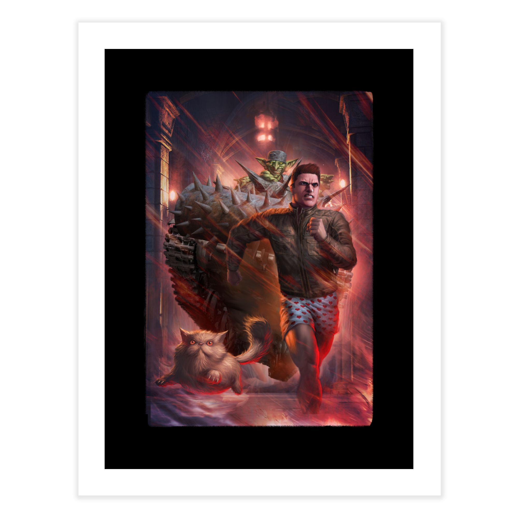 Book 1, Dungeon Crawler Carl, No Title Fine Art Print