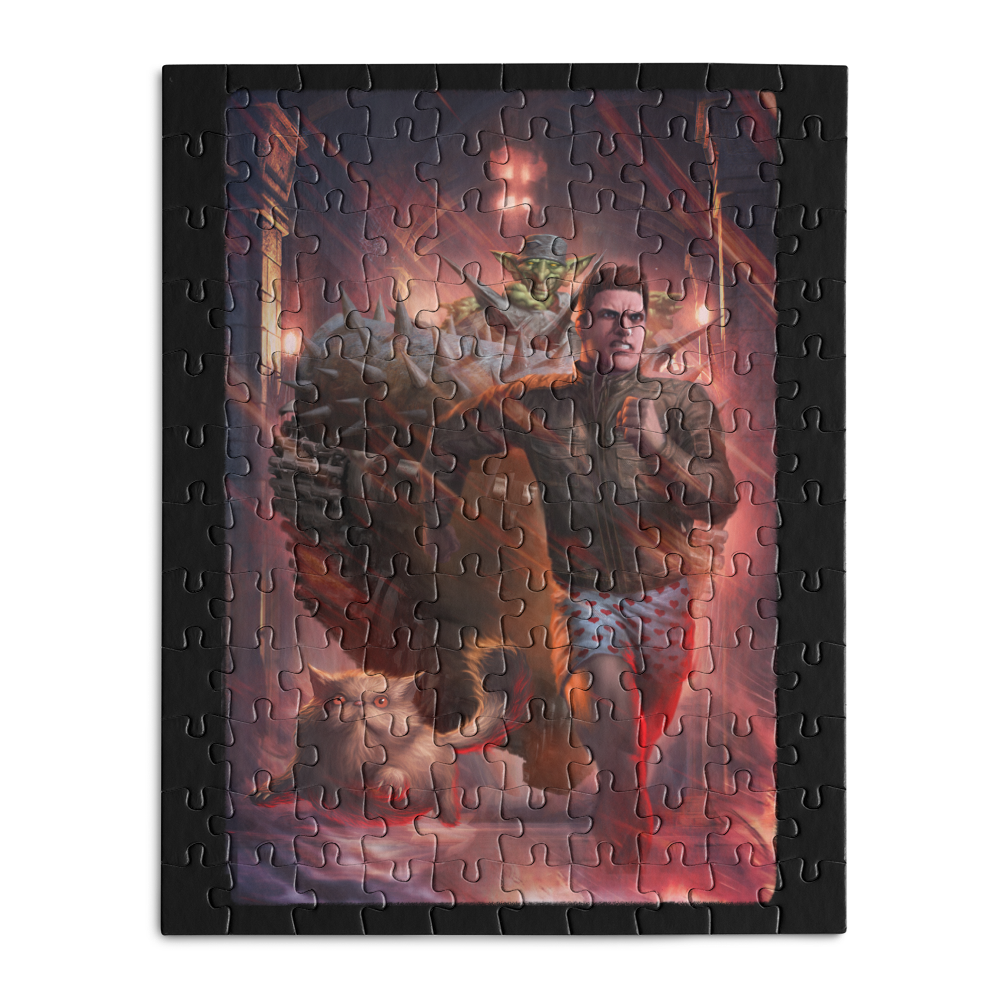 Book 1, Dungeon Crawler Carl, No Title Jigsaw Puzzle