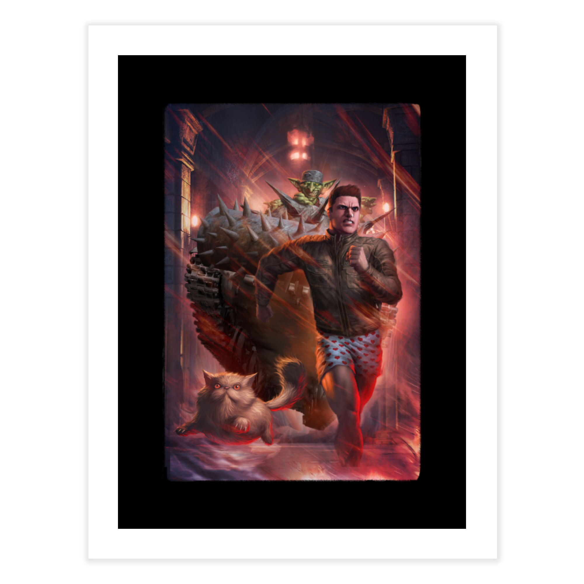 Book 1, Dungeon Crawler Carl, No Title Fine Art Print