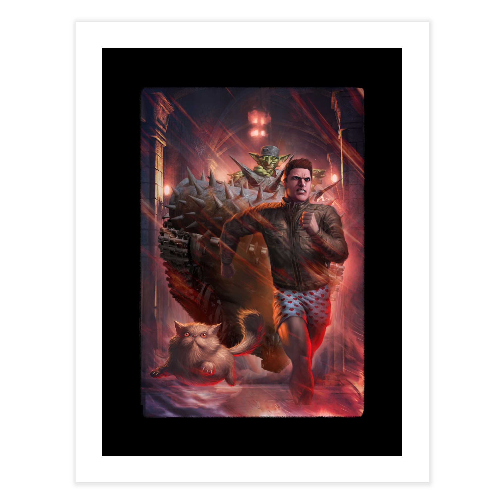 Book 1, Dungeon Crawler Carl, No Title Fine Art Print