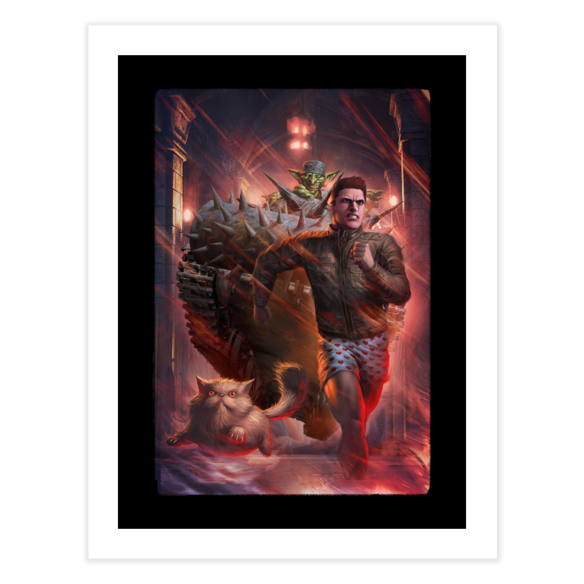 Book 1, Dungeon Crawler Carl, No Title Fine Art Print