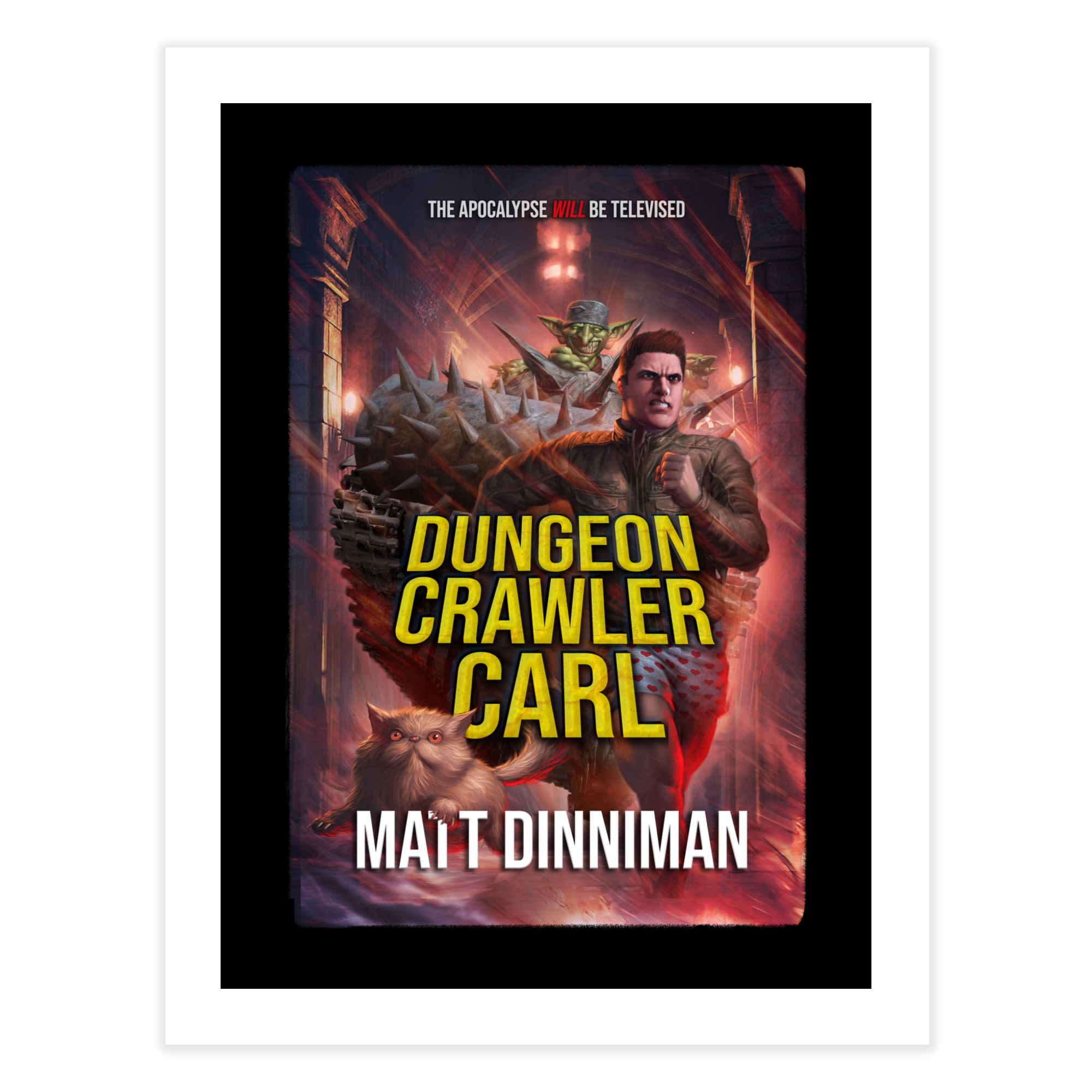 Book 1, Dungeon Crawler Carl Fine Art Print