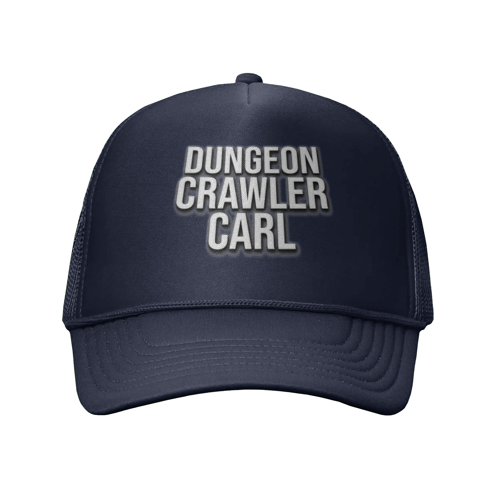 Dungeon Crawler Carl White Logo Hat