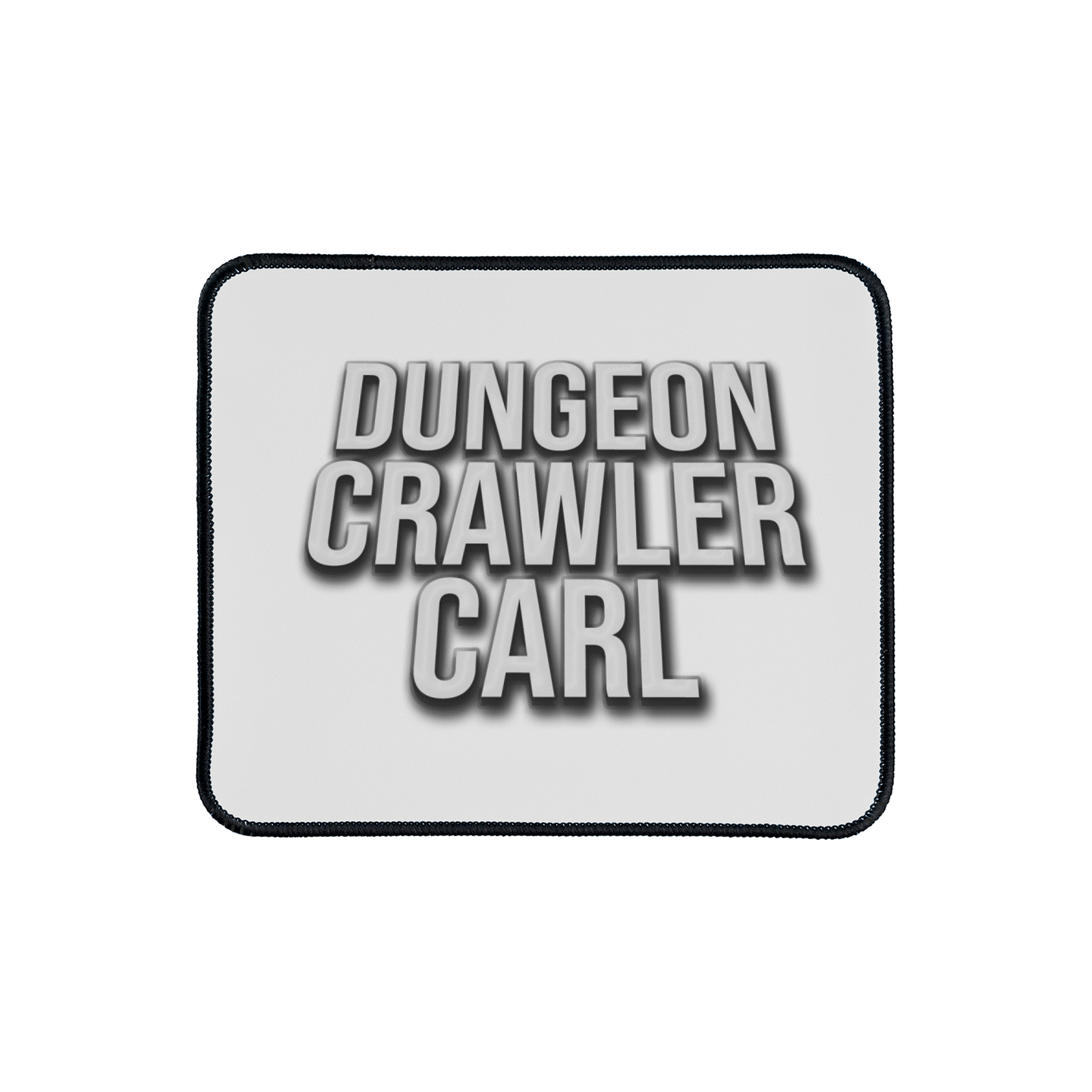 Dungeon Crawler Carl White Logo Mouse Pad