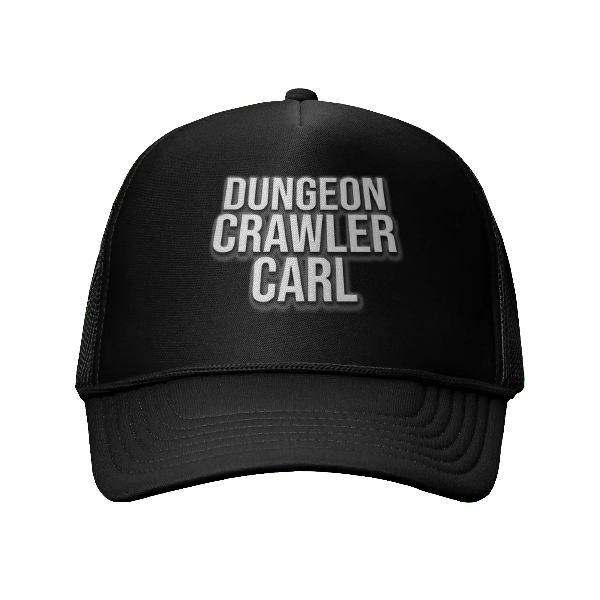 Dungeon Crawler Carl White Logo Hat