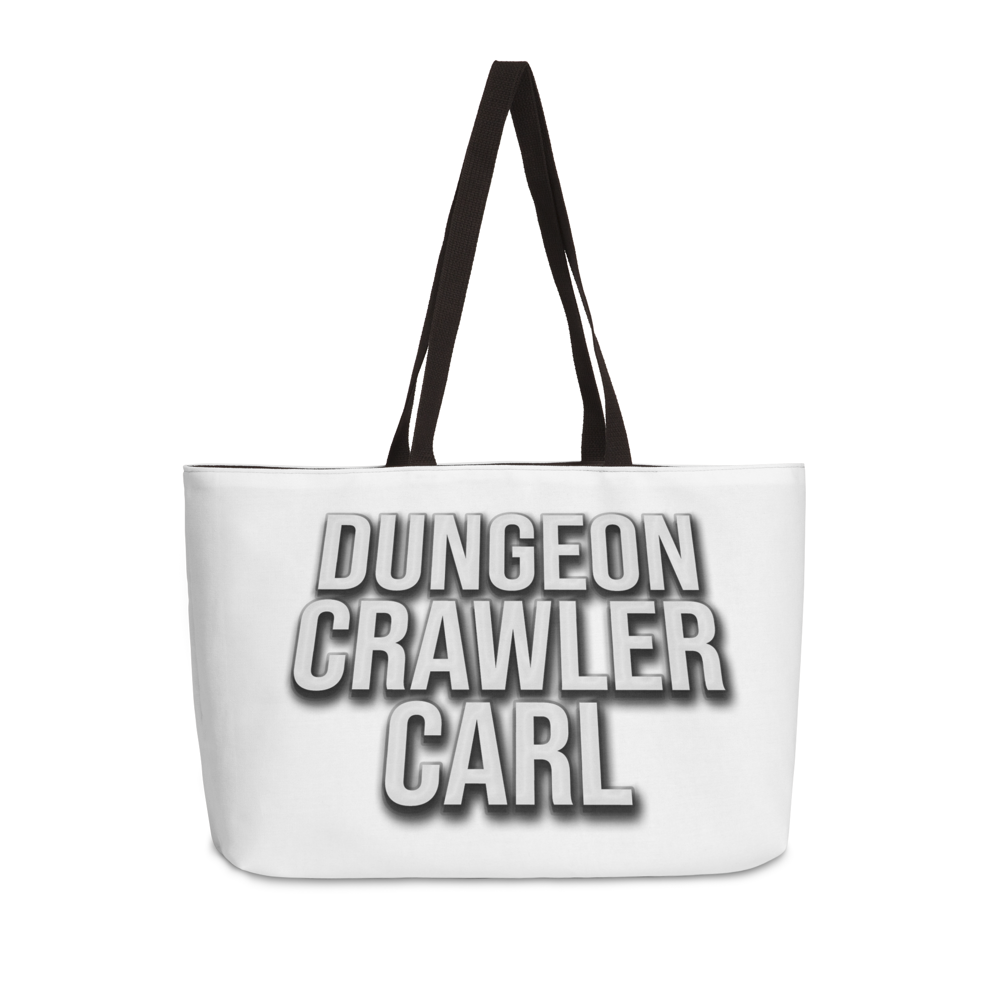 Dungeon Crawler Carl White Logo Bag