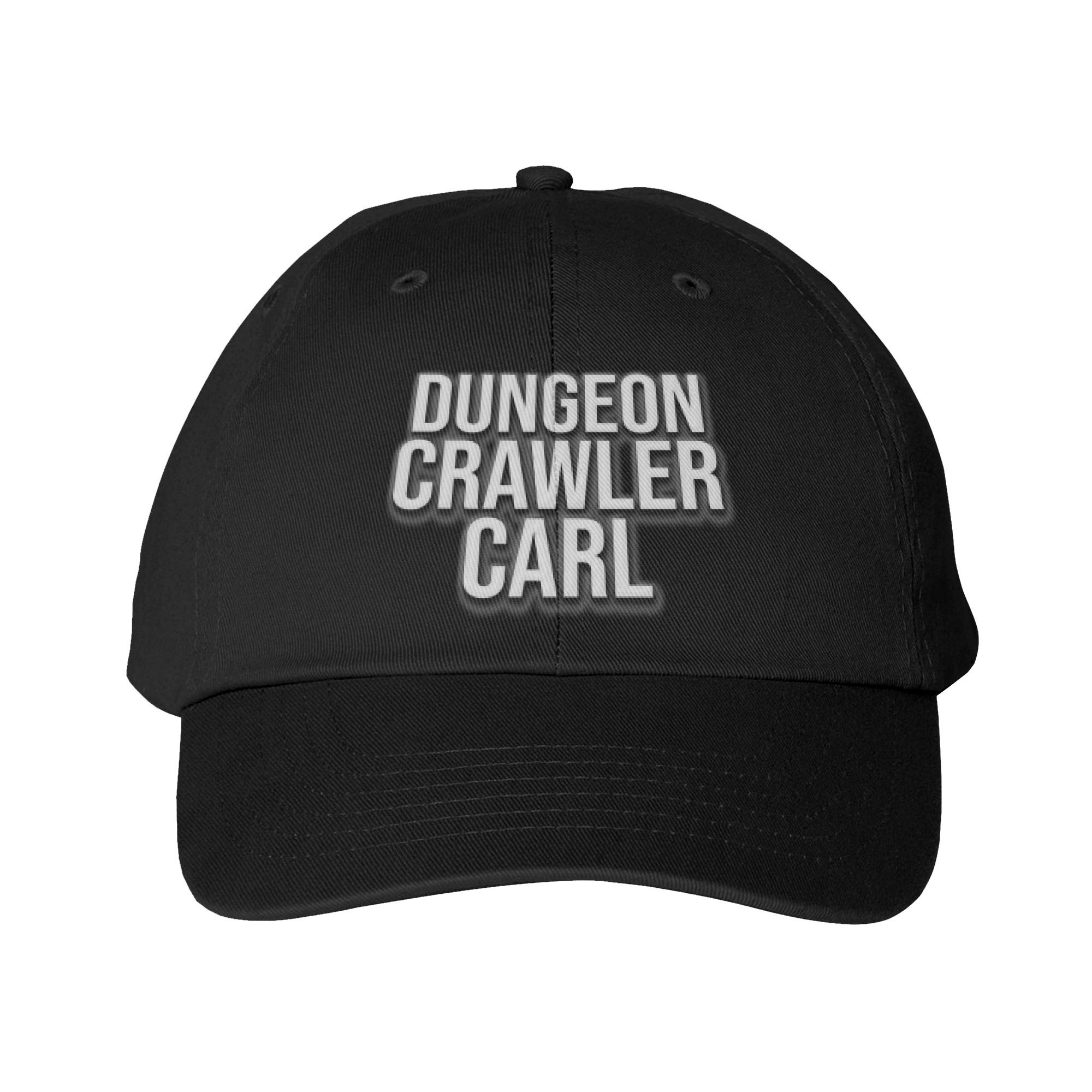 Dungeon Crawler Carl White Logo Hat