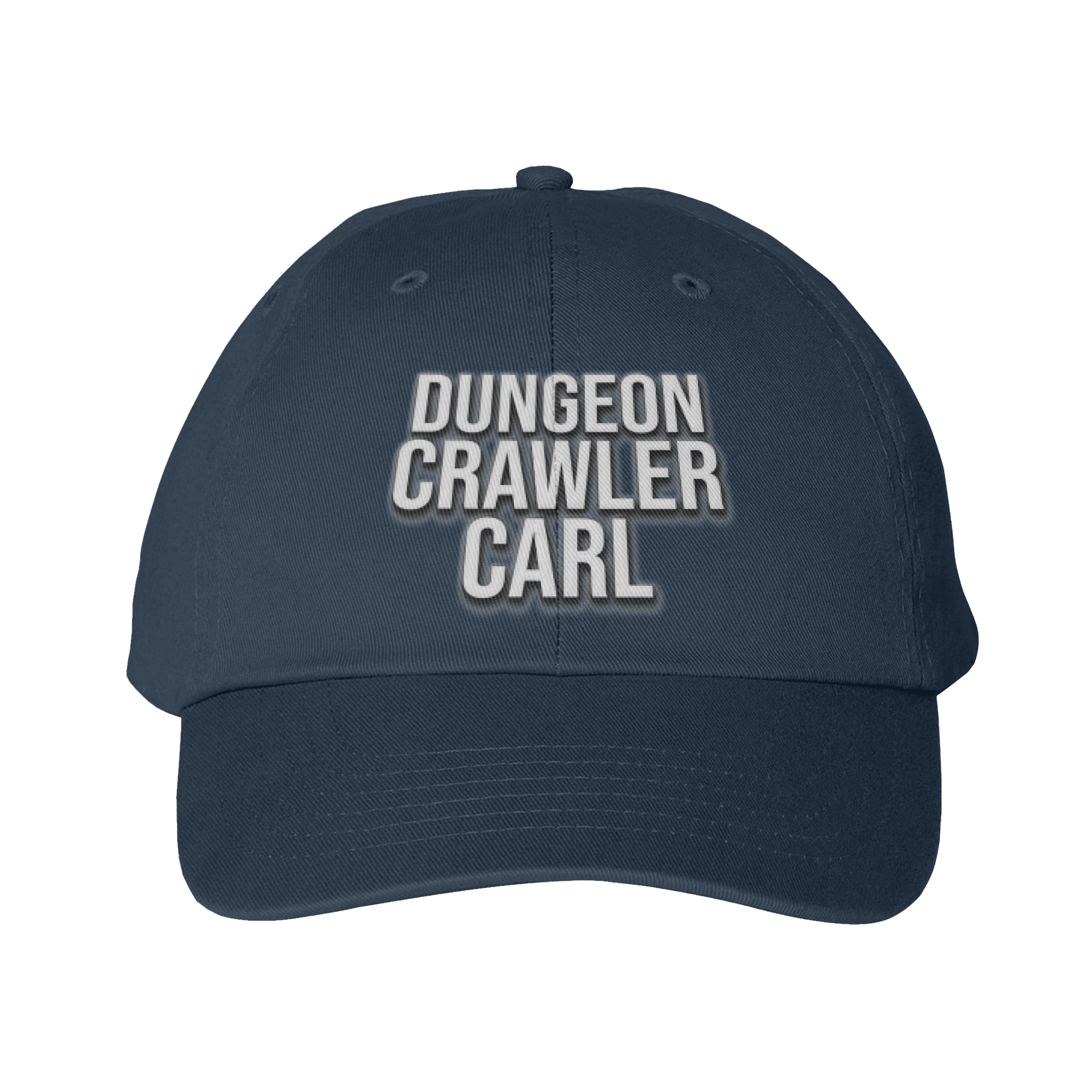 Dungeon Crawler Carl White Logo Hat