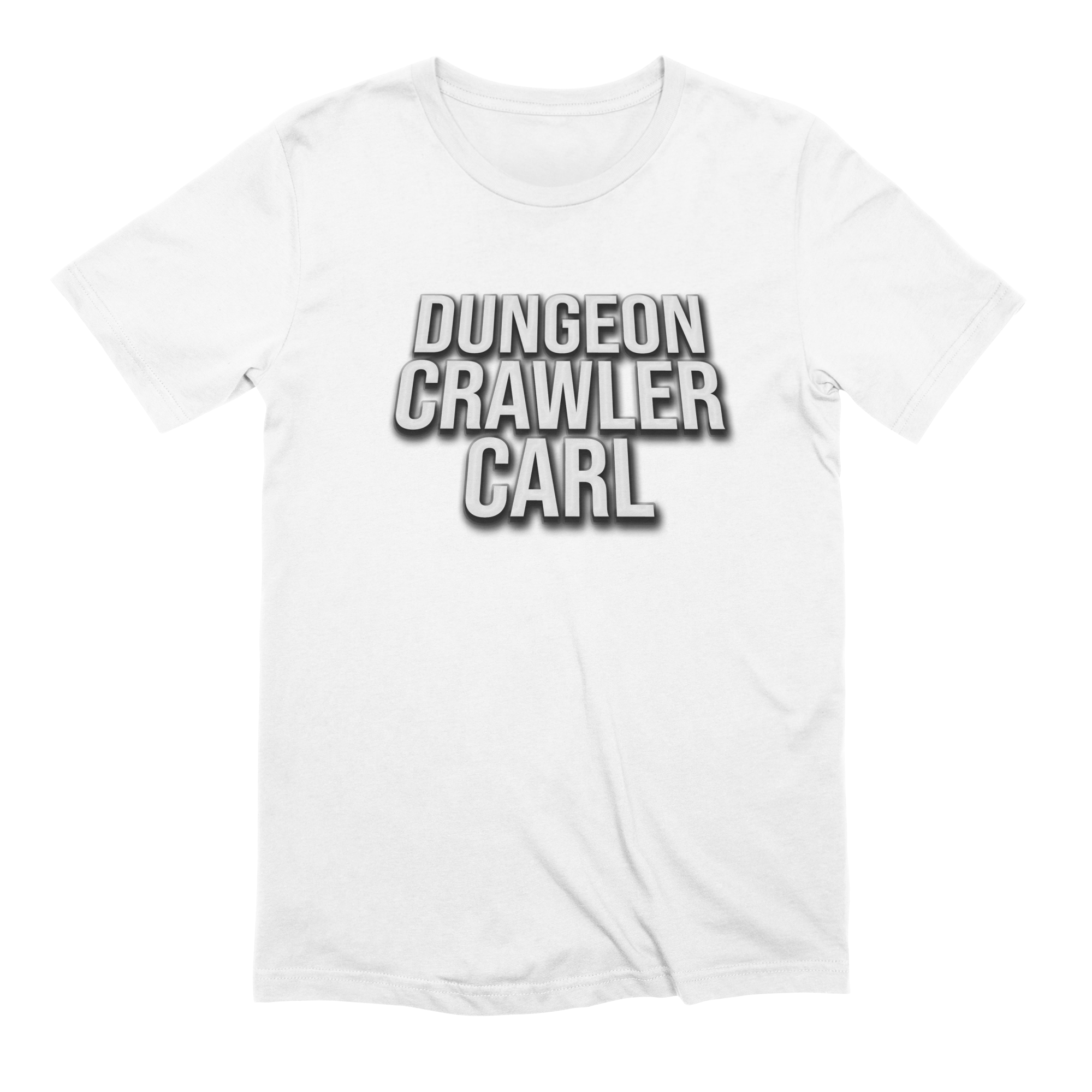 Dungeon Crawler Carl White Logo Extra Soft T-Shirt