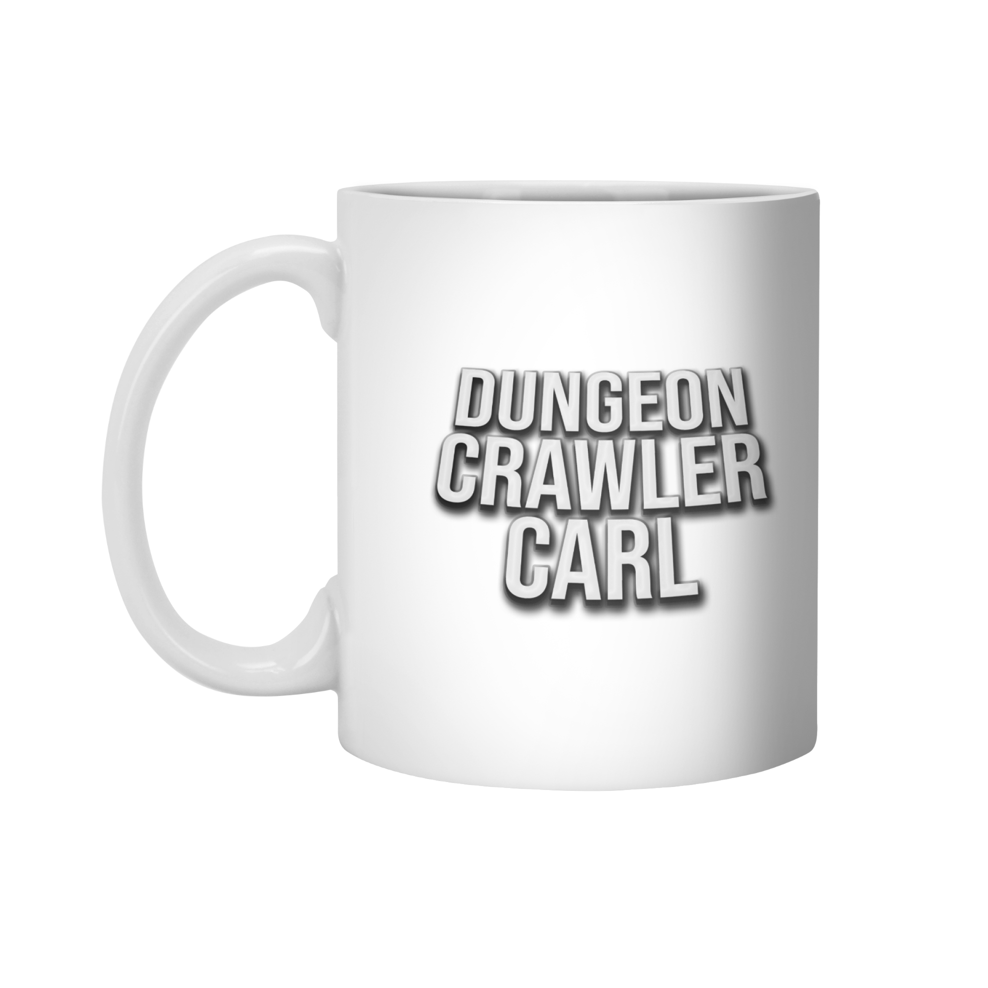 Dungeon Crawler Carl White Logo Mug