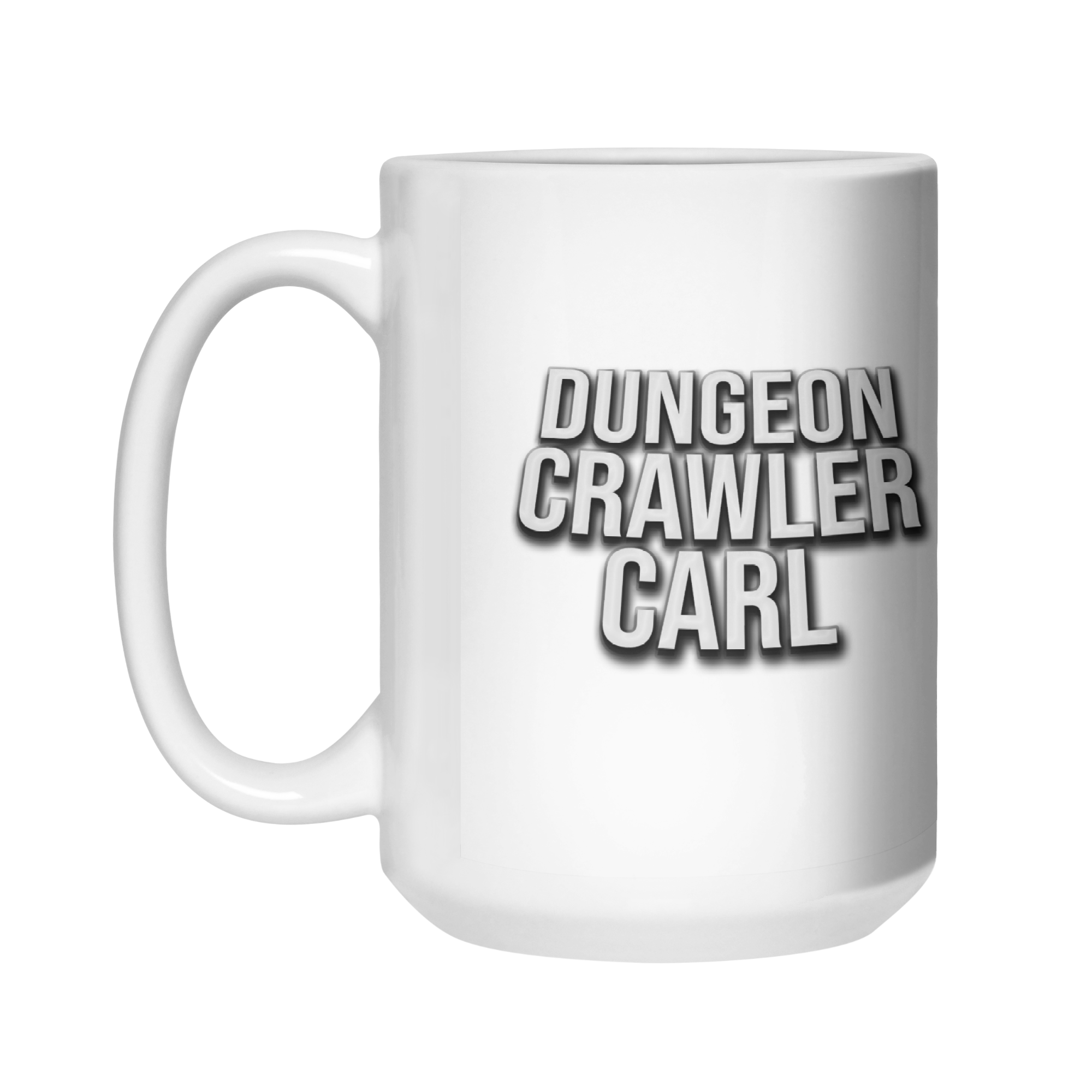Dungeon Crawler Carl White Logo Mug
