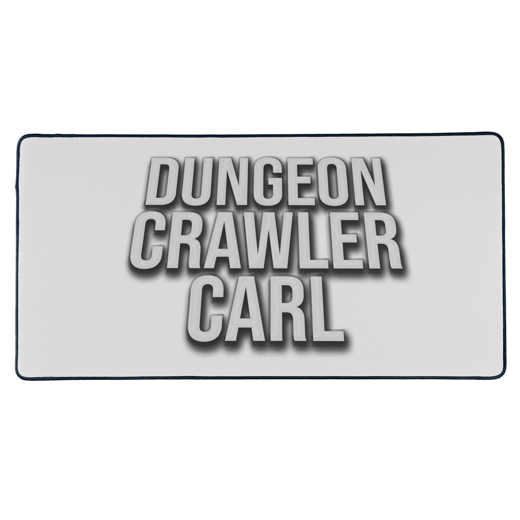 Dungeon Crawler Carl White Logo Mouse Pad