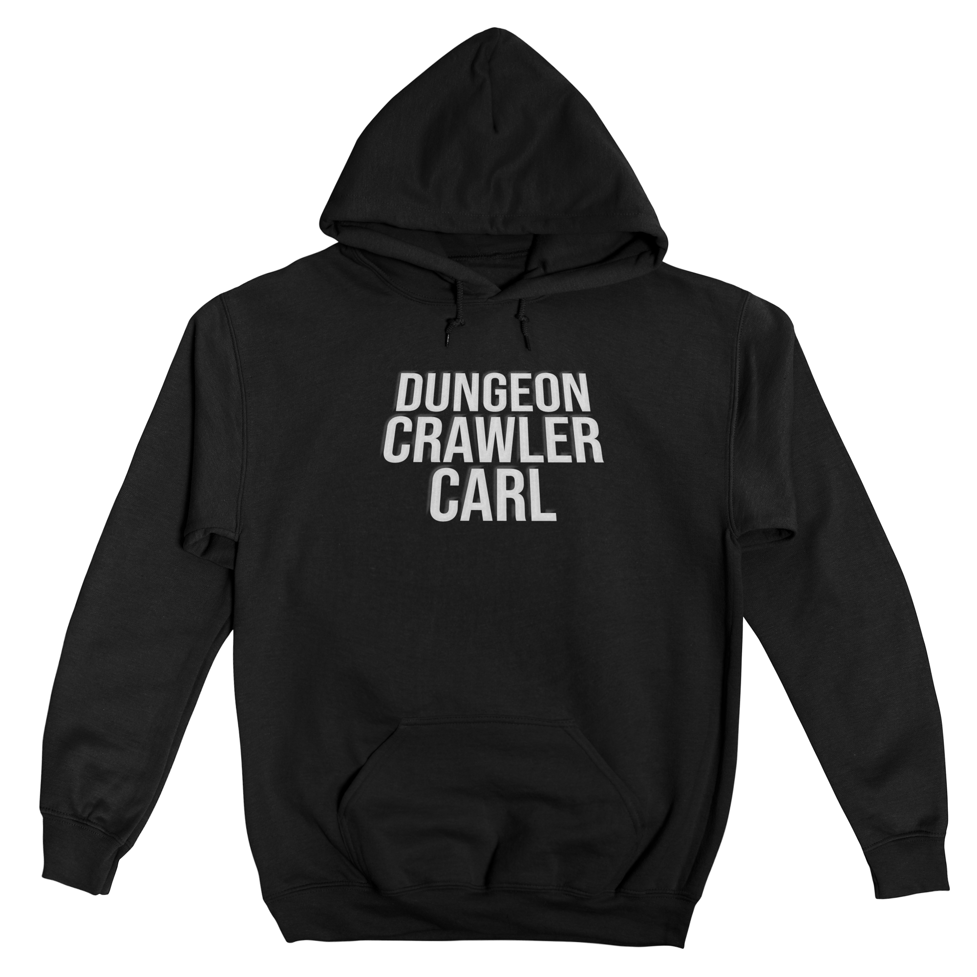 Dungeon Crawler Carl White Logo Classic Fleece Pullover Hoodie