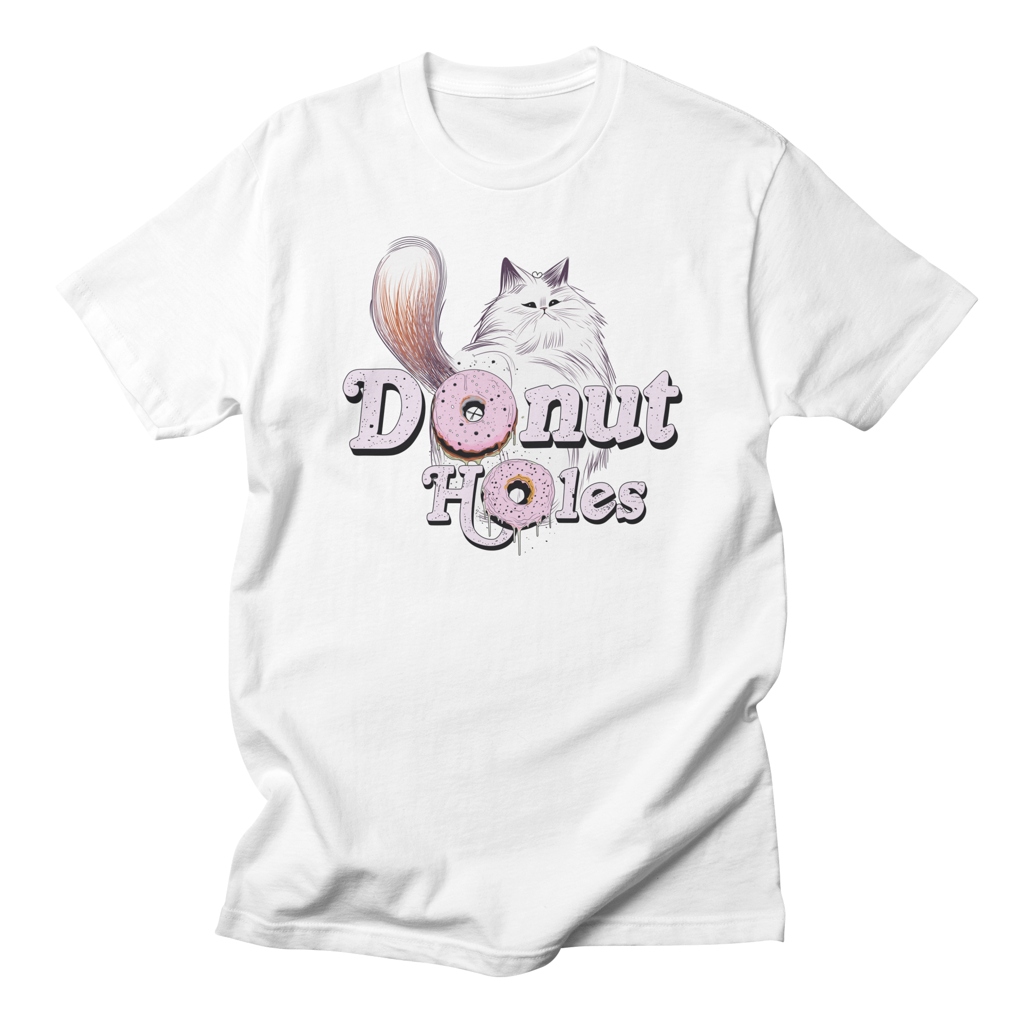 Donut Holes Unofficial Fan Club Logo T-Shirt