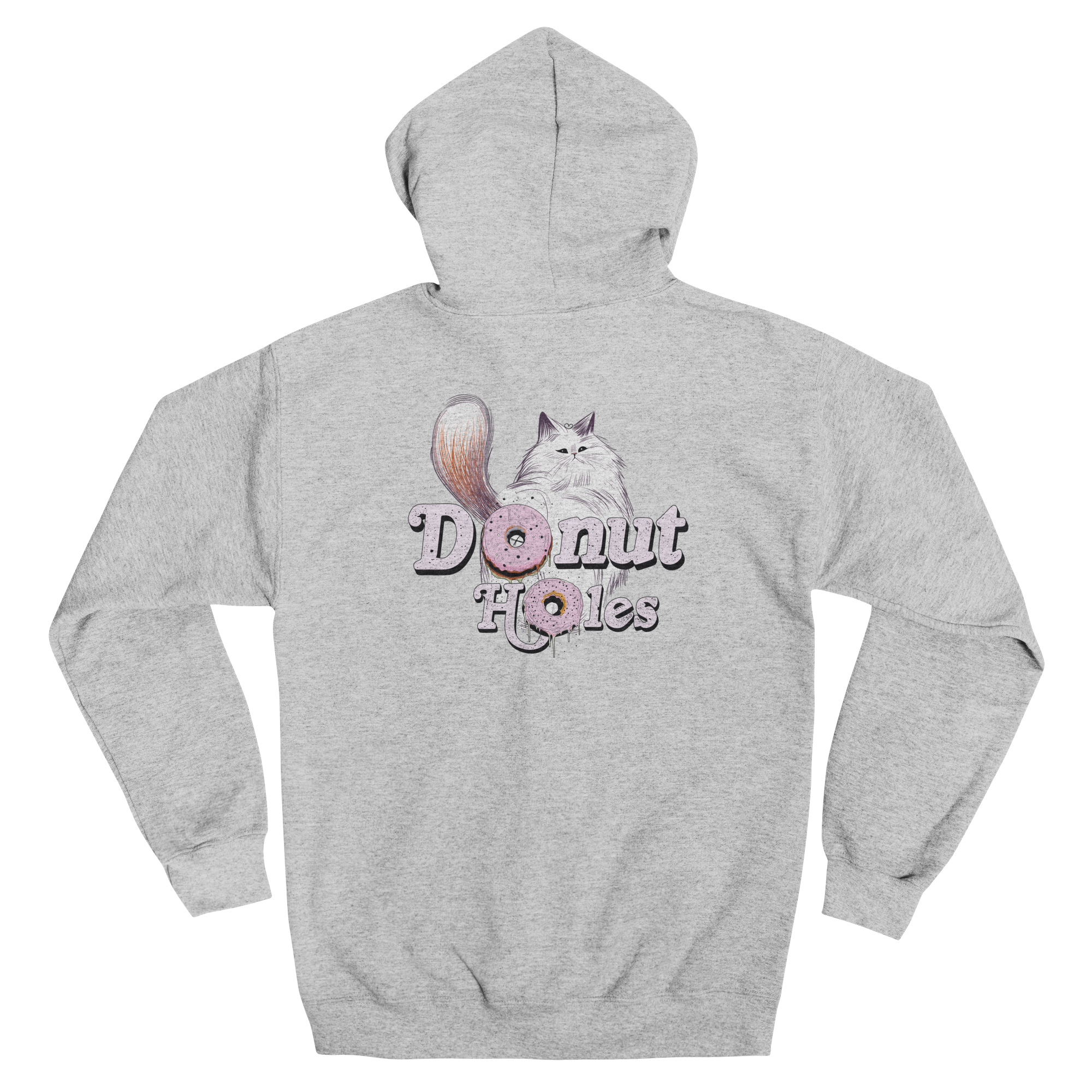 Donut Holes Unofficial Fan Club Logo Zip-Up Hoodie Classic Fleece